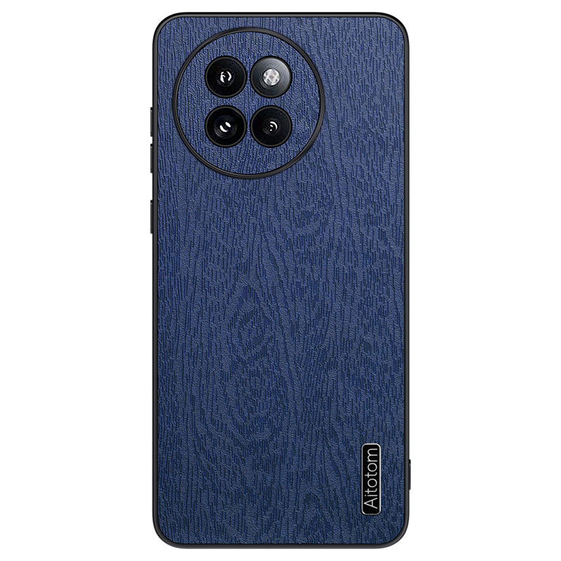 For Xiaomi Civi 4 Pro 5G Cell Phone Case Wood Texture Leather Coating PC+TPU Hybrid Shell