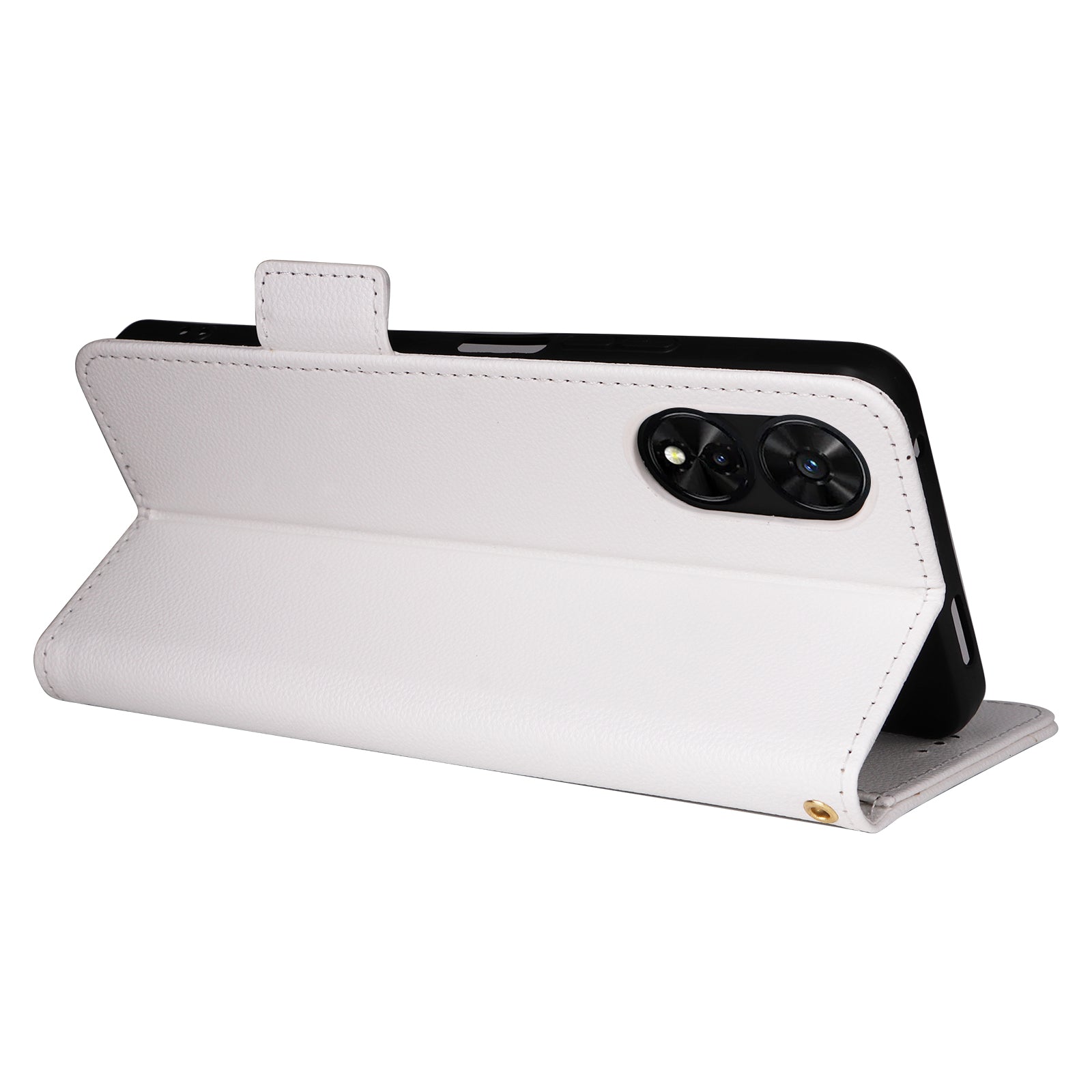 For TCL 50 SE Case Litchi Texture PU Leather Horizontal Viewing Stand Phone Cover