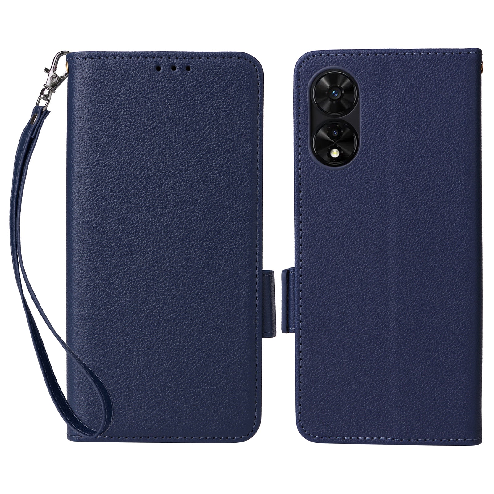 For TCL 50 SE Case Litchi Texture PU Leather Horizontal Viewing Stand Phone Cover
