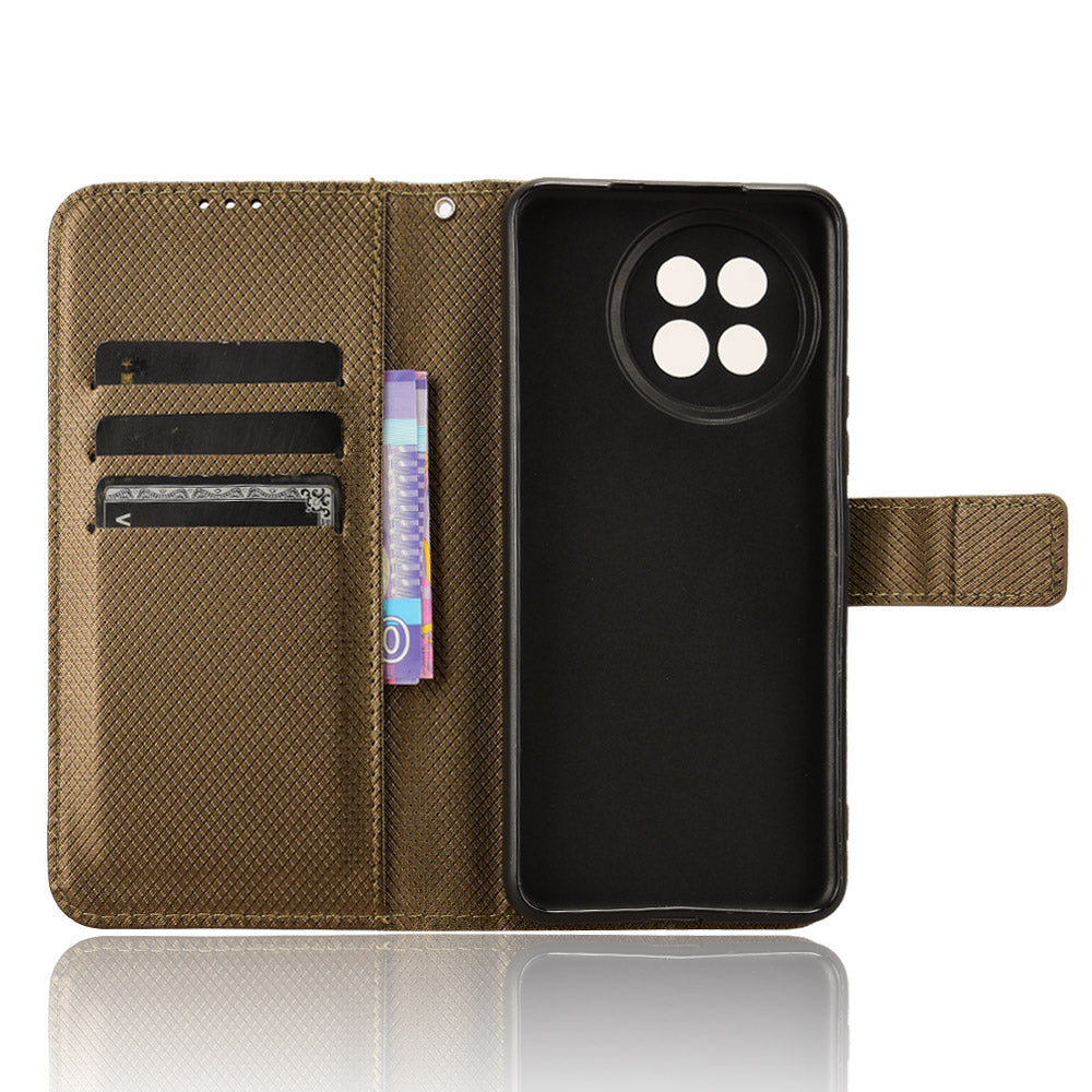 For Xiaomi Civi 4 Pro 5G Wallet Phone Stand Case Diamond Texture PU Leather Flip Phone Cover