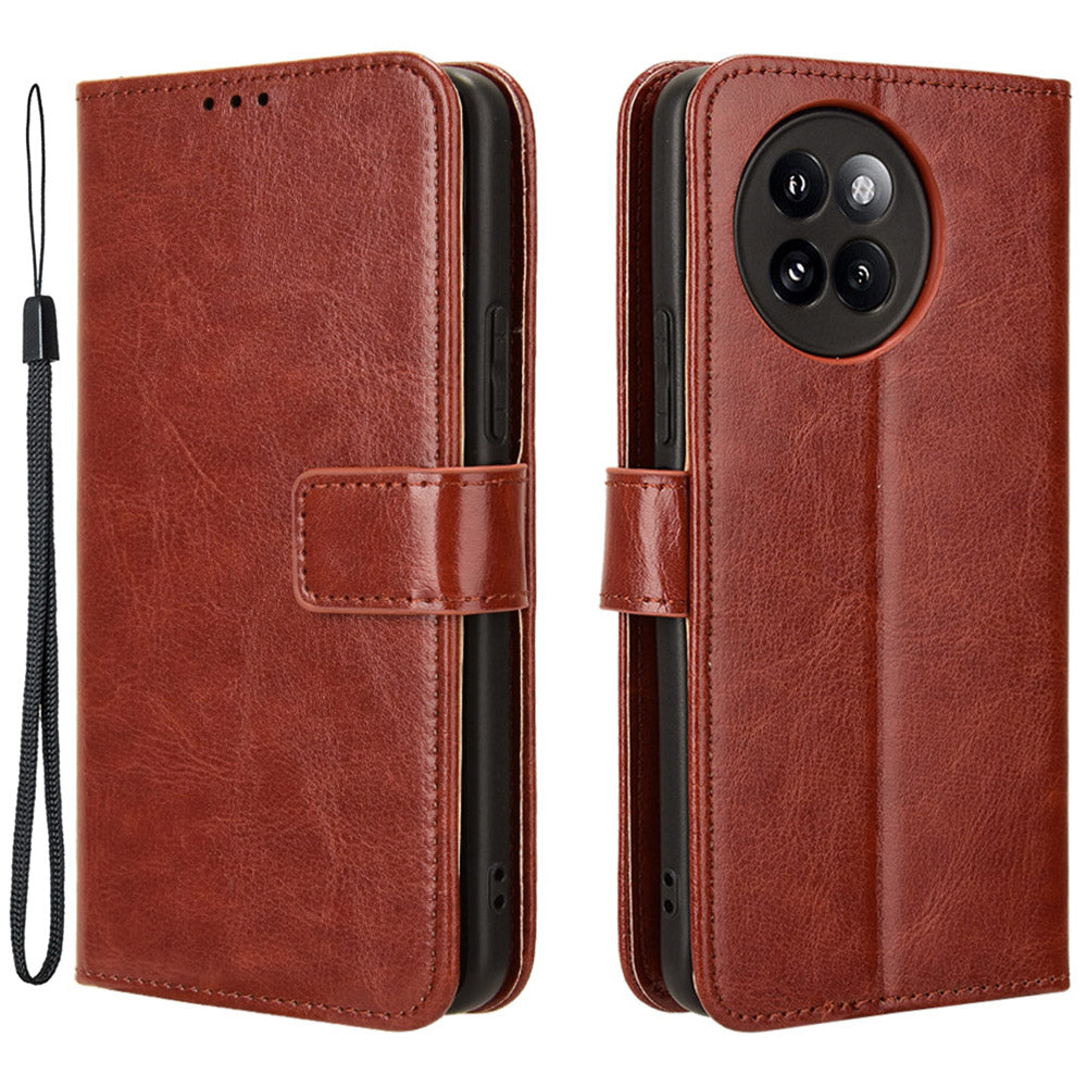 For Xiaomi Civi 4 Pro 5G Wallet Case Crazy Horse Texture Folding Stand Leather Phone Cover