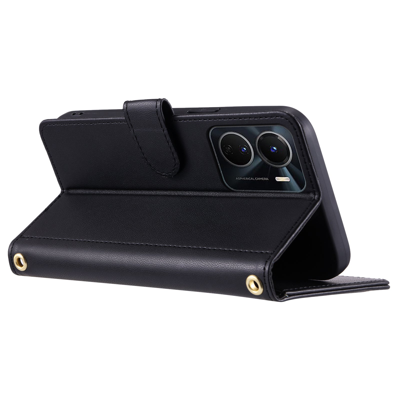 For vivo Y16 4G / Y56 5G / Y02s 4G Case Wallet Stand Flip Leather Phone Cover
