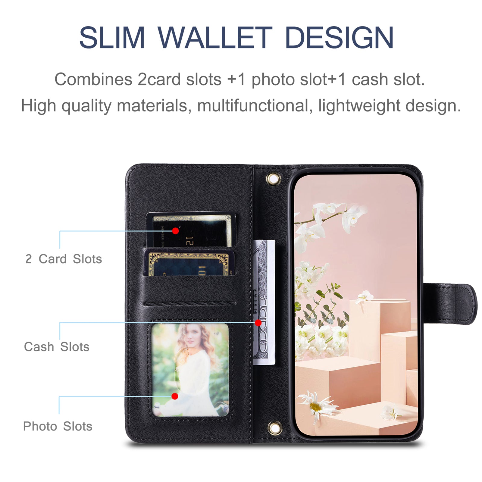 For vivo Y16 4G / Y56 5G / Y02s 4G Case Wallet Stand Flip Leather Phone Cover