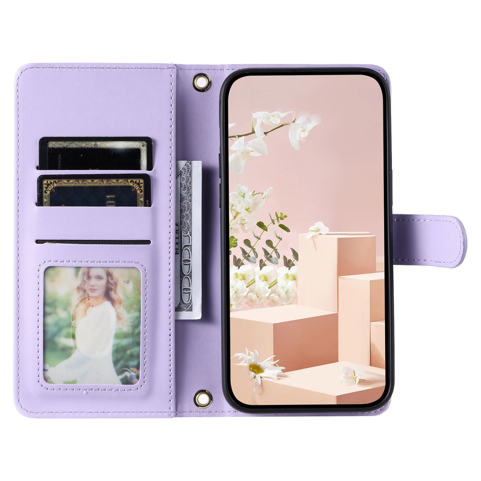 For vivo Y55s (2023) 5G / Y55 5G / Y75 5G / T1 5G / Y30 5G / Y33e 5G / iQOO U5e 5G Case Leather Phone Wallet Cover