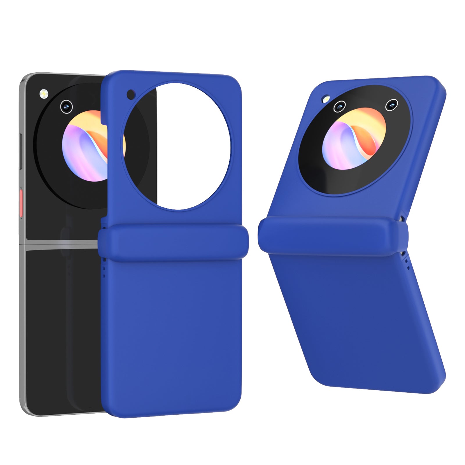 For ZTE nubia Flip 5G Case Hinge Shockproof Protection Hard PC Phone Cover
