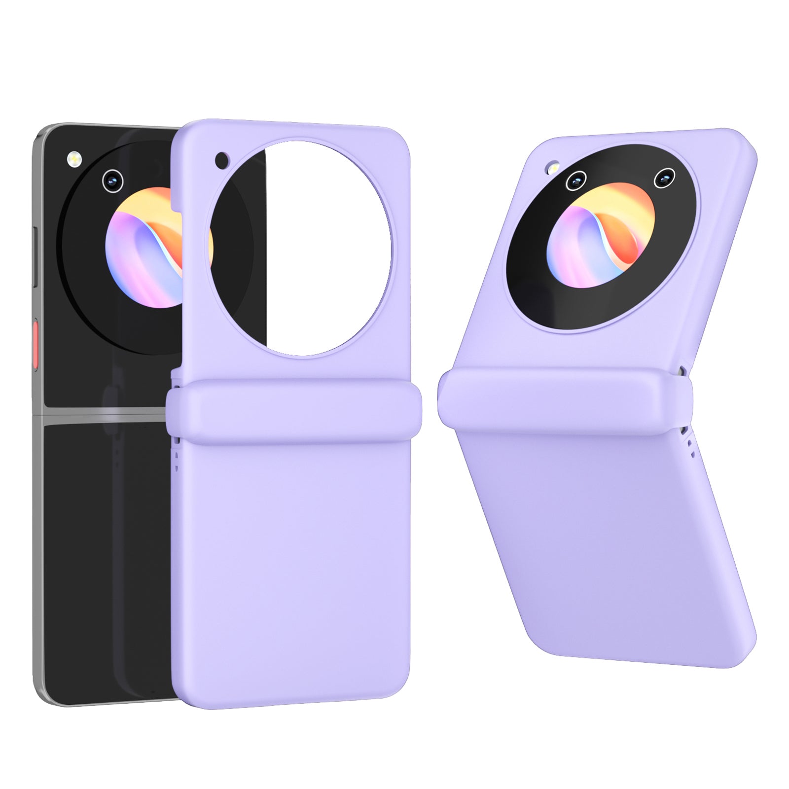 For ZTE nubia Flip 5G Case Hinge Shockproof Protection Hard PC Phone Cover