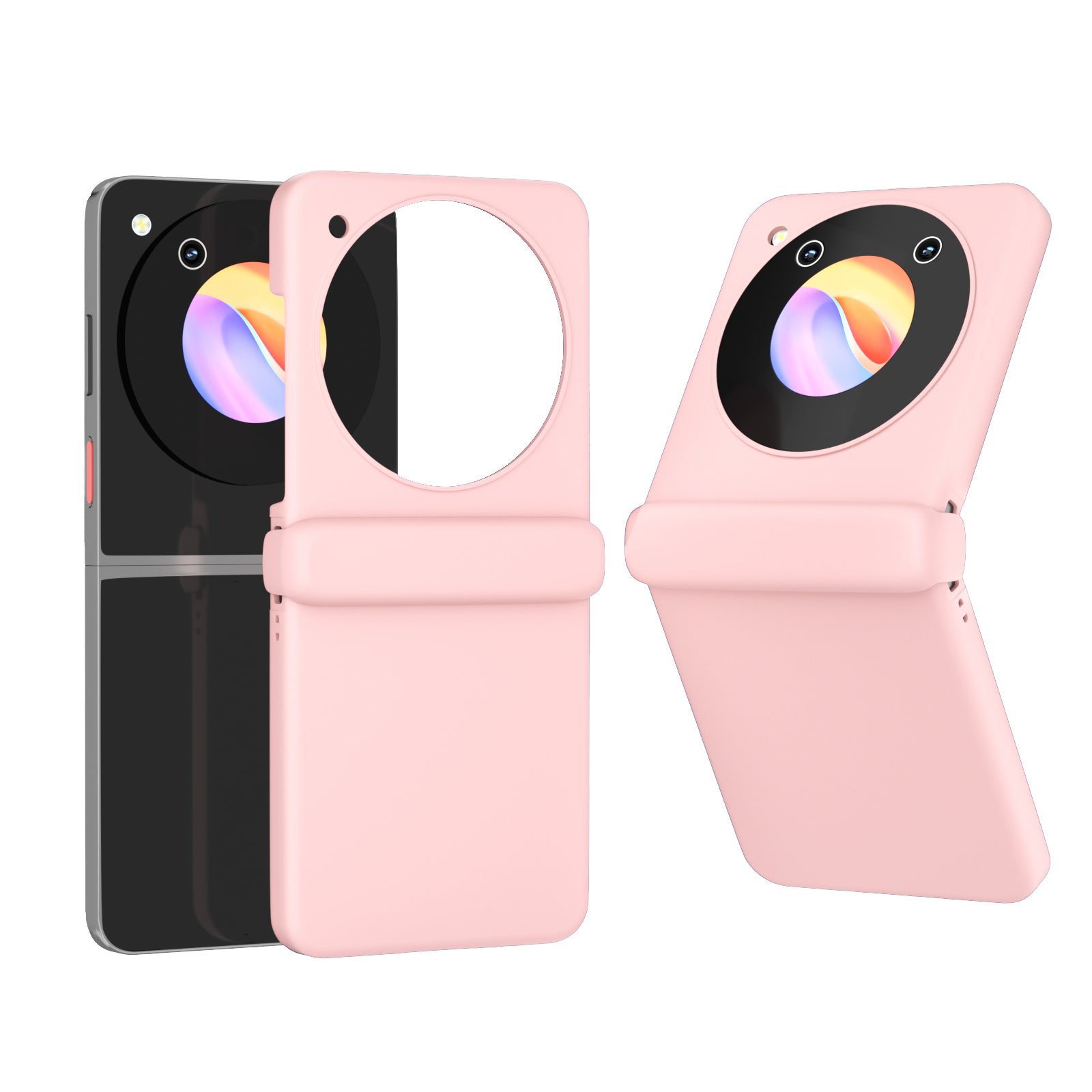 For ZTE nubia Flip 5G Case Hinge Shockproof Protection Hard PC Phone Cover