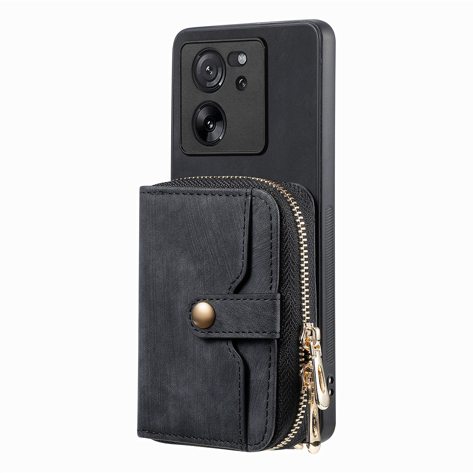 D3 For Xiaomi 13T / 13T Pro / K60 Ultra Case PU+TPU+PC Phone Cover with Zipper Wallet