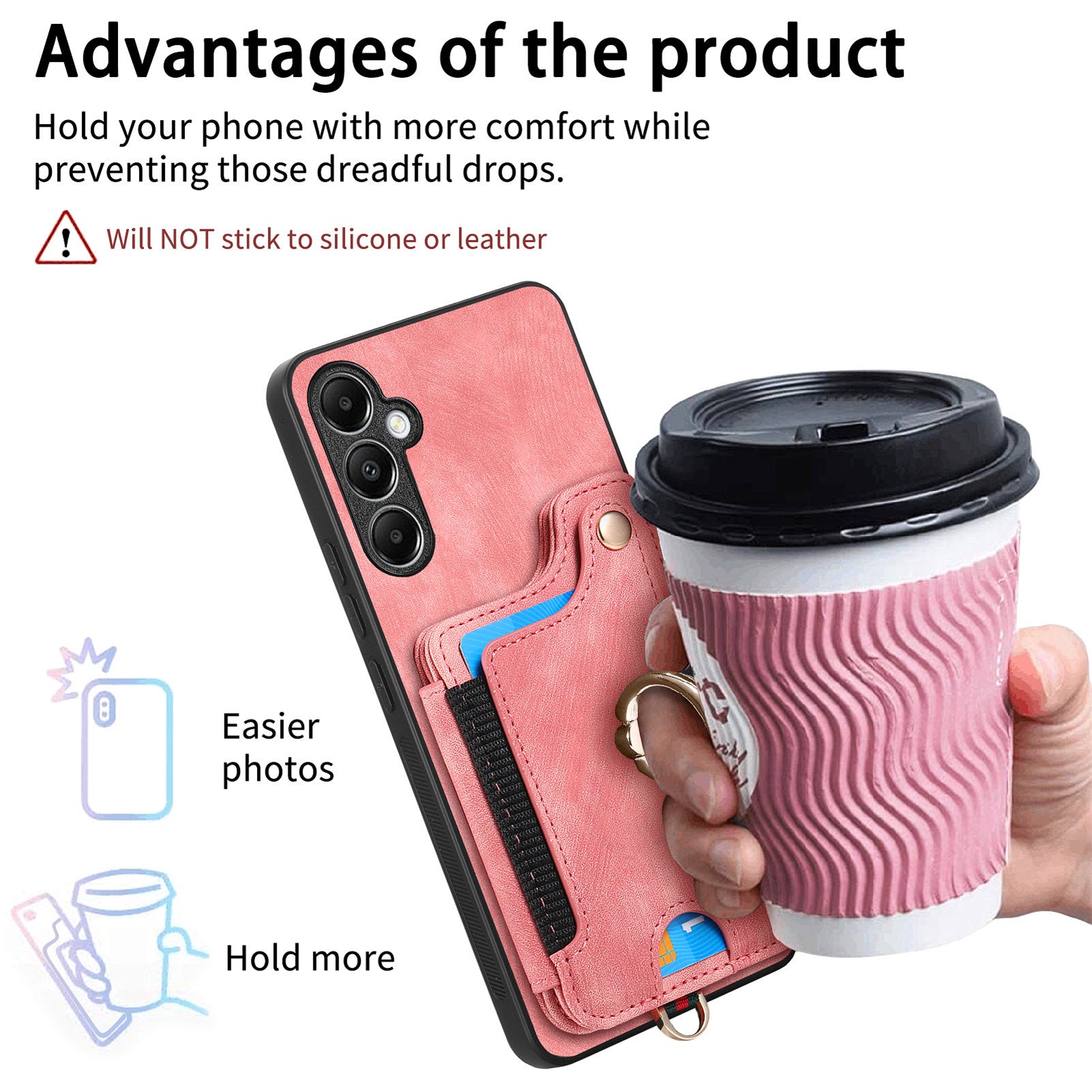 D4 For Samsung Galaxy A14 4G / 5G Case with Card Holder RFID Blocking Retro Leather Back Cover