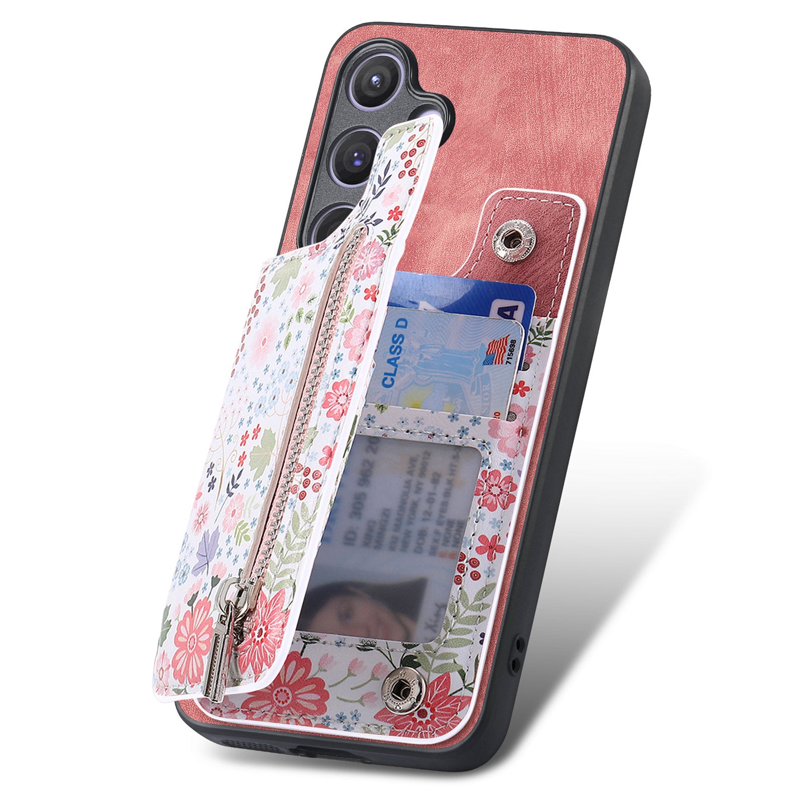 D10 For Samsung Galaxy S23 FE Case Pattern Printed Kickstand Wallet Leather+TPU Phone Cover