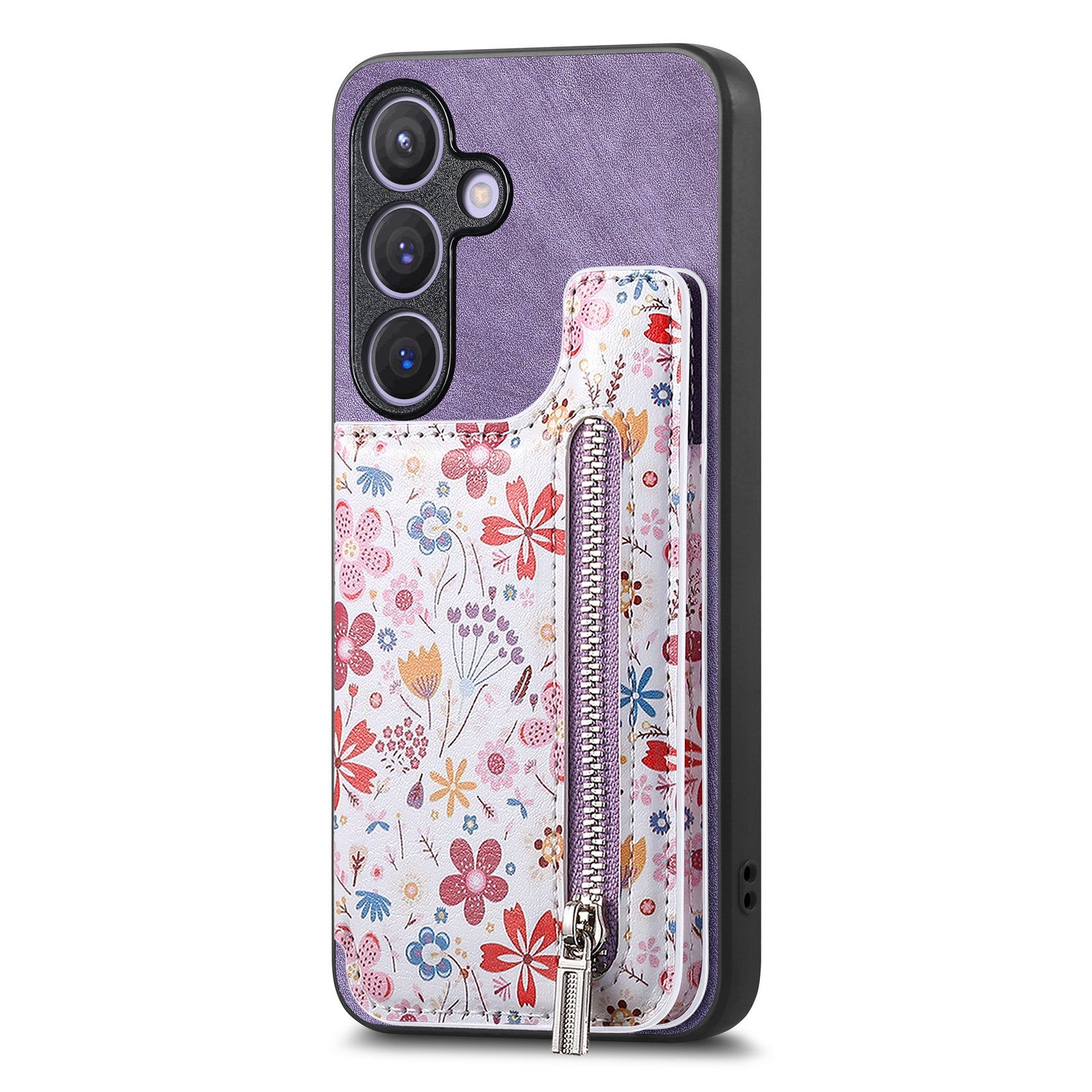 D10 For Samsung Galaxy S23 FE Case Pattern Printed Kickstand Wallet Leather+TPU Phone Cover