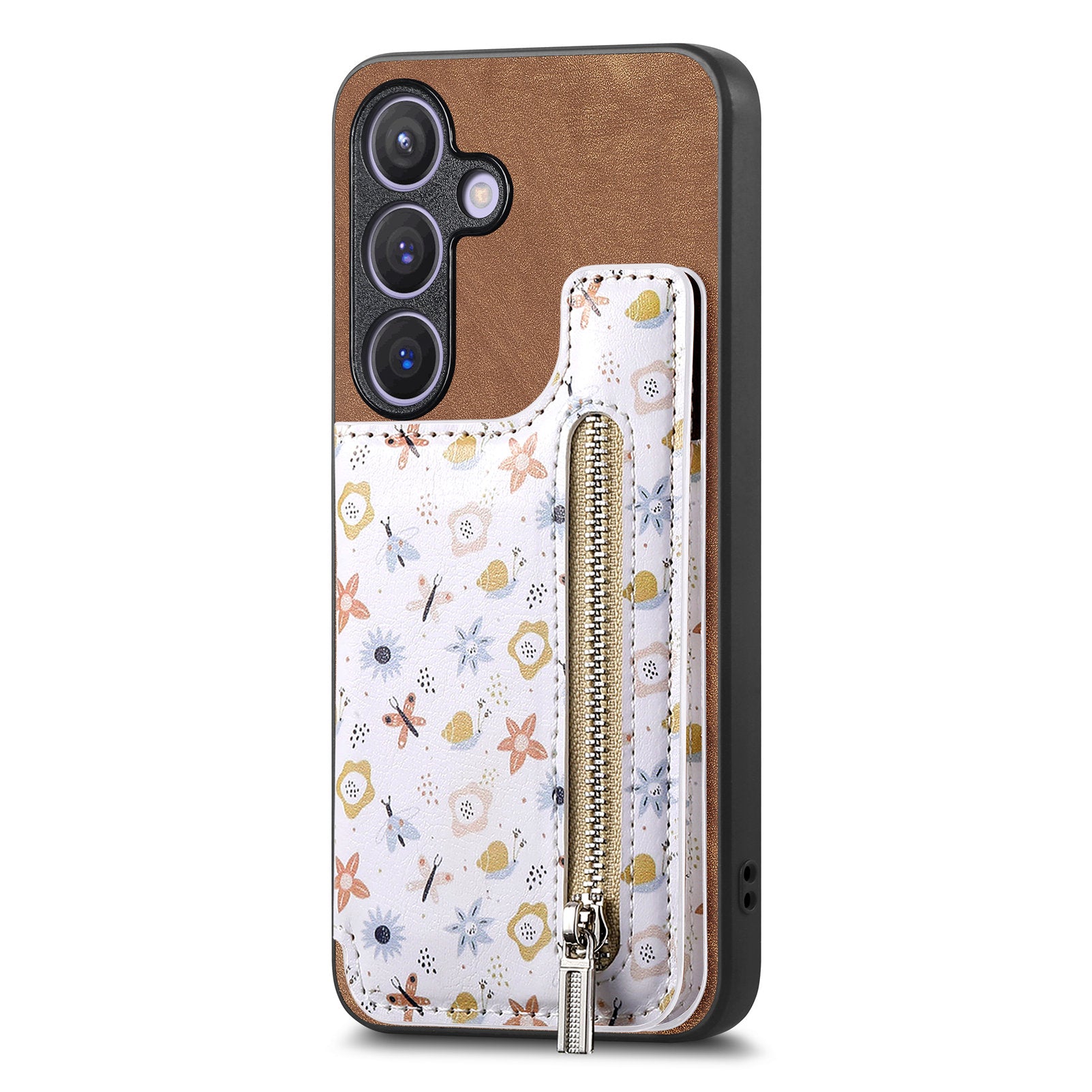 D10 For Samsung Galaxy S23 FE Case Pattern Printed Kickstand Wallet Leather+TPU Phone Cover