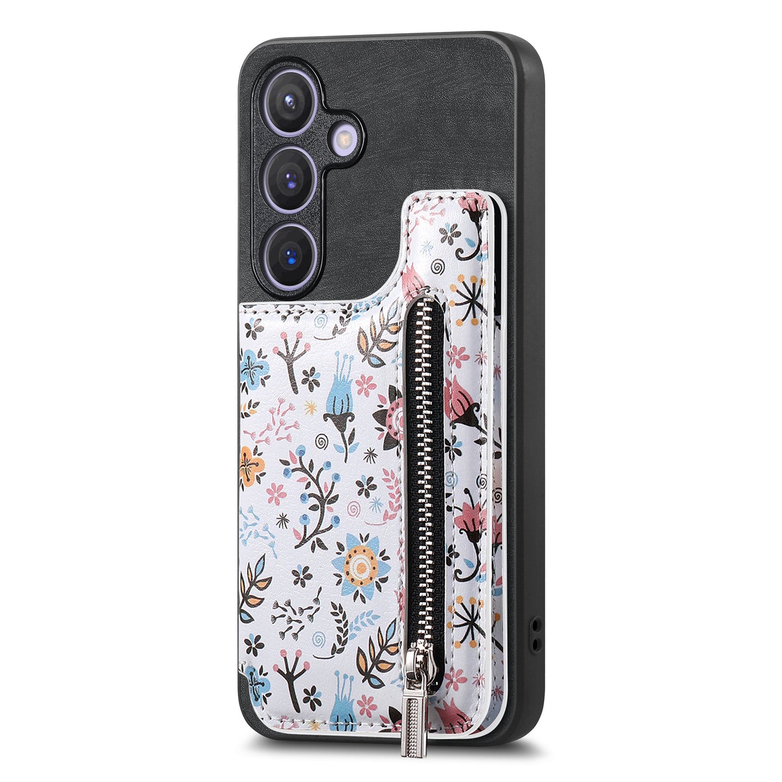 D10 For Samsung Galaxy S23 FE Case Pattern Printed Kickstand Wallet Leather+TPU Phone Cover