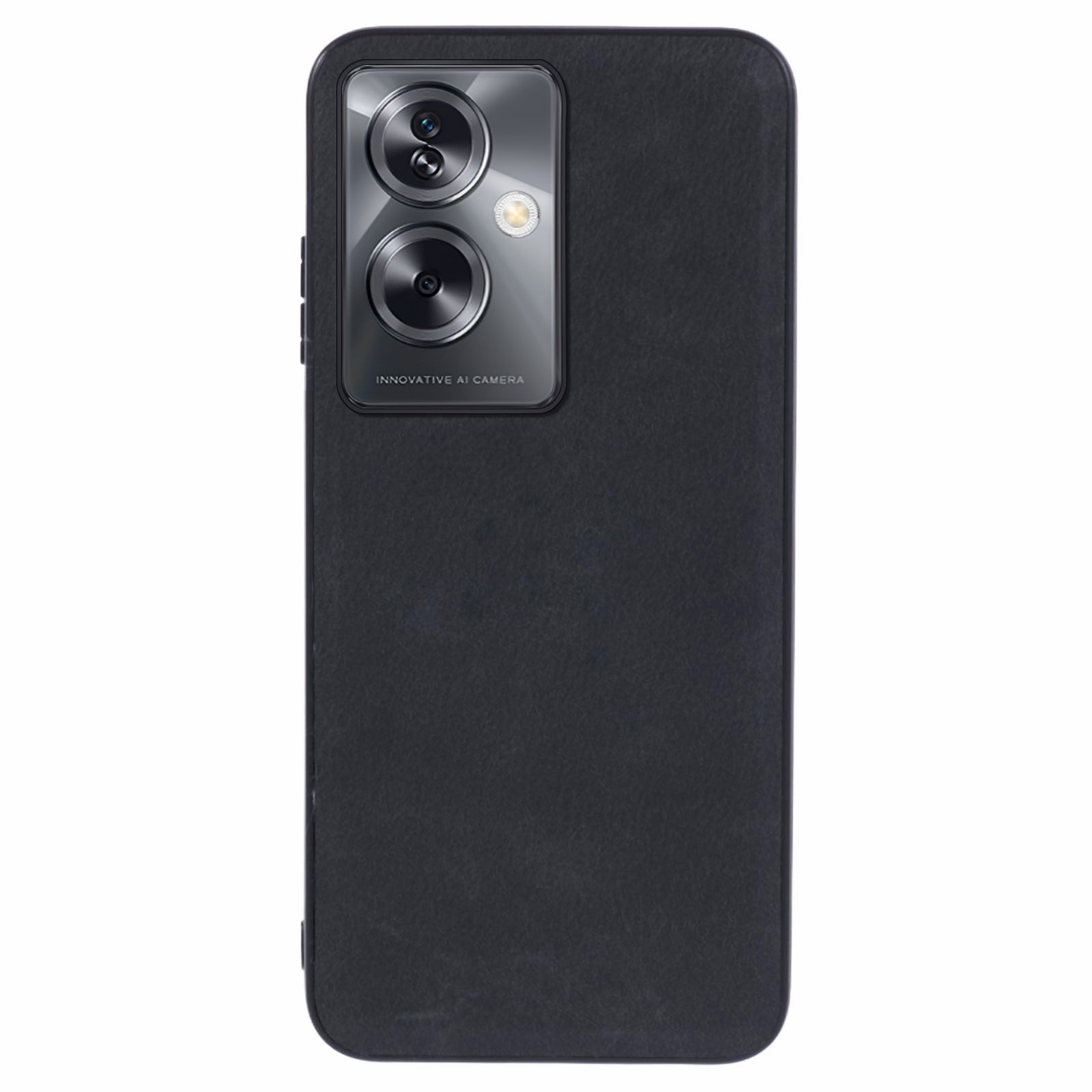 For Oppo A79 5G / A2 5G Drop Proof Case Retro Leather Covered Hybrid Phone Shell