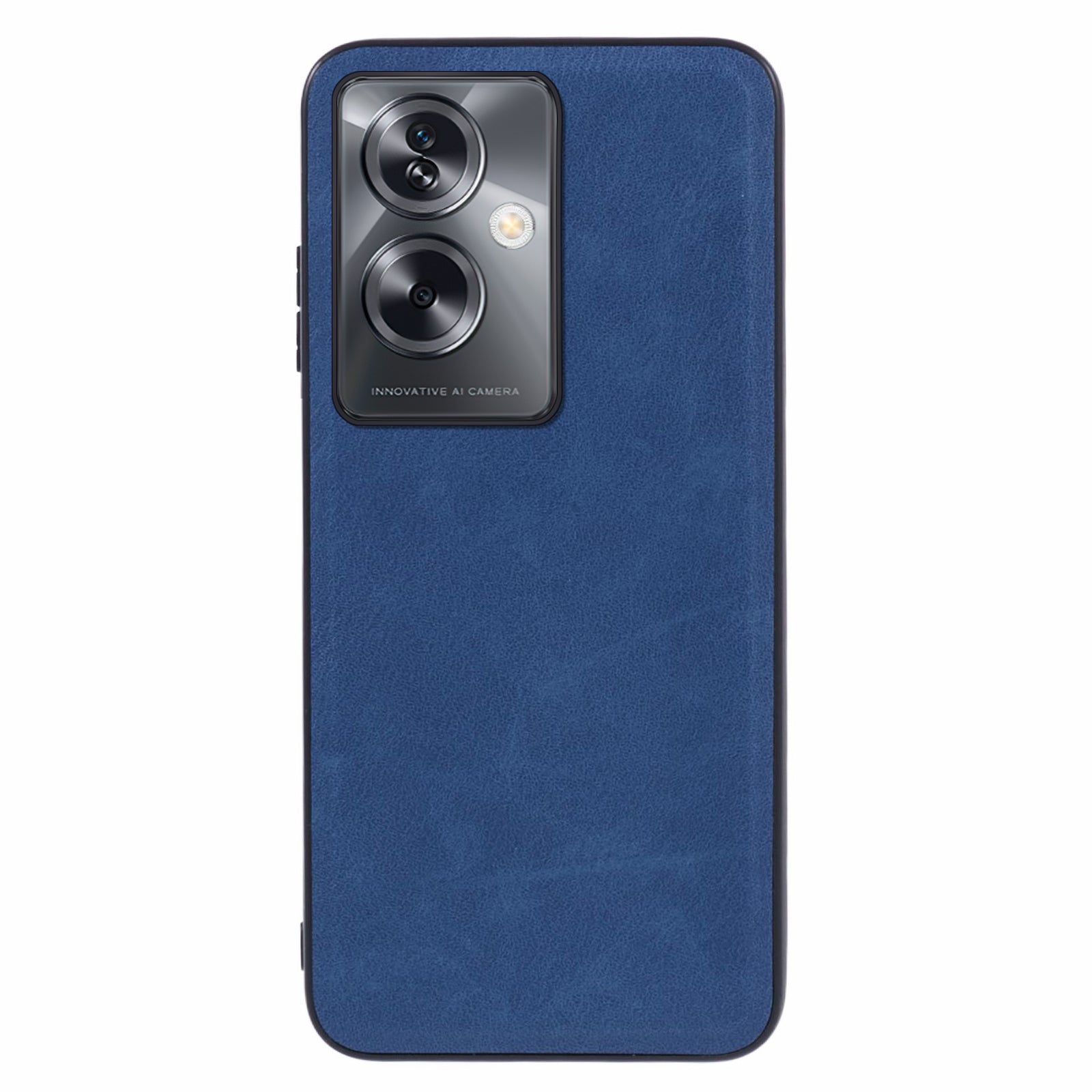 For Oppo A79 5G / A2 5G Drop Proof Case Retro Leather Covered Hybrid Phone Shell