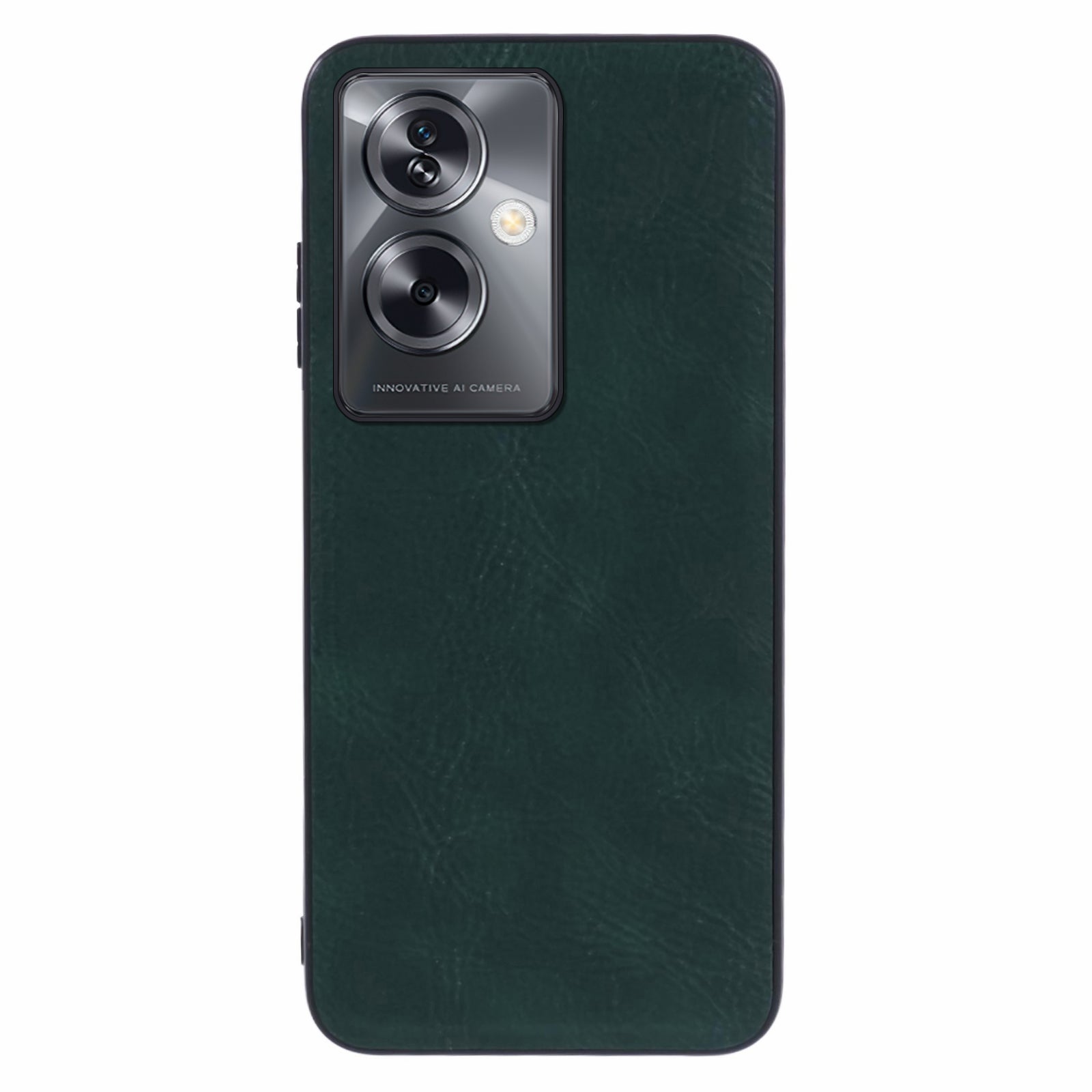 For Oppo A79 5G / A2 5G Drop Proof Case Retro Leather Covered Hybrid Phone Shell