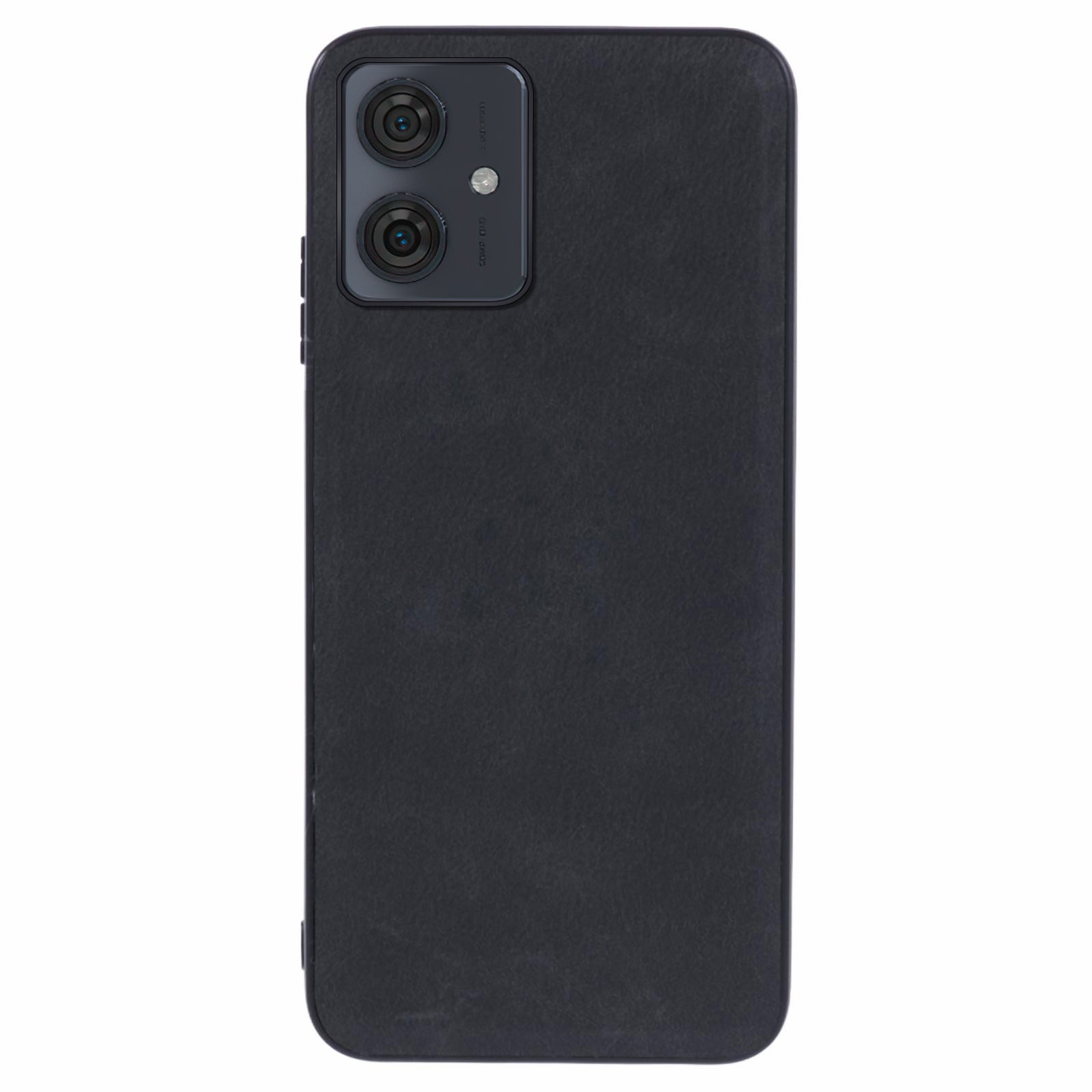 For Motorola Moto G54 5G Case Retro PU Leather Coated PC+TPU Hybrid Phone Cover