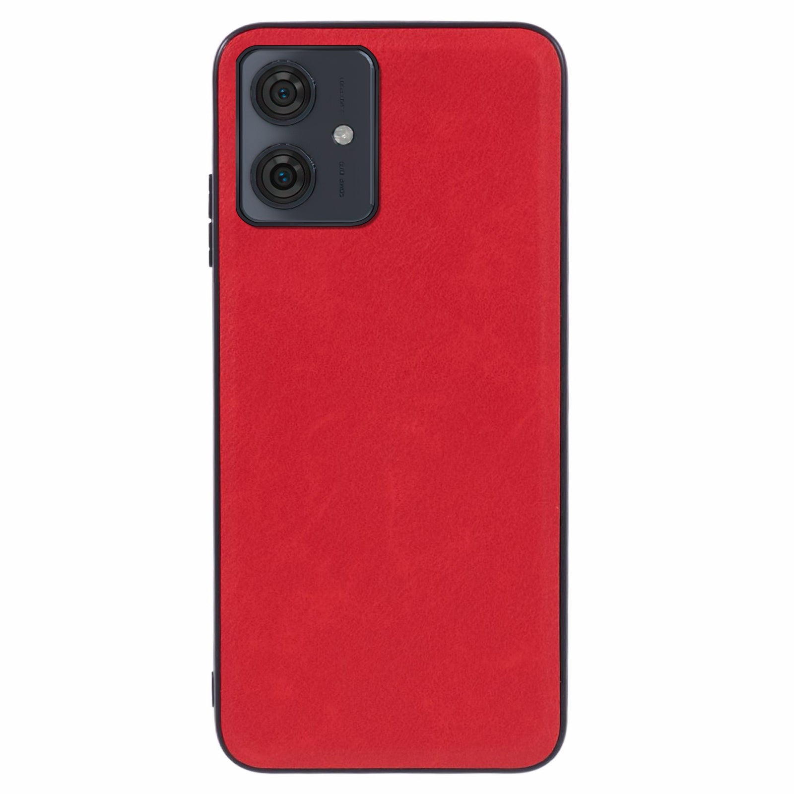 For Motorola Moto G54 5G Case Retro PU Leather Coated PC+TPU Hybrid Phone Cover