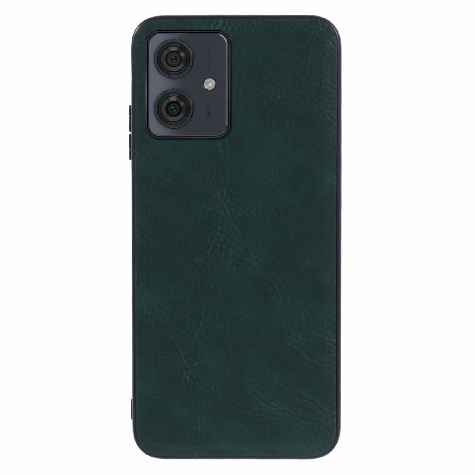 For Motorola Moto G54 5G Case Retro PU Leather Coated PC+TPU Hybrid Phone Cover