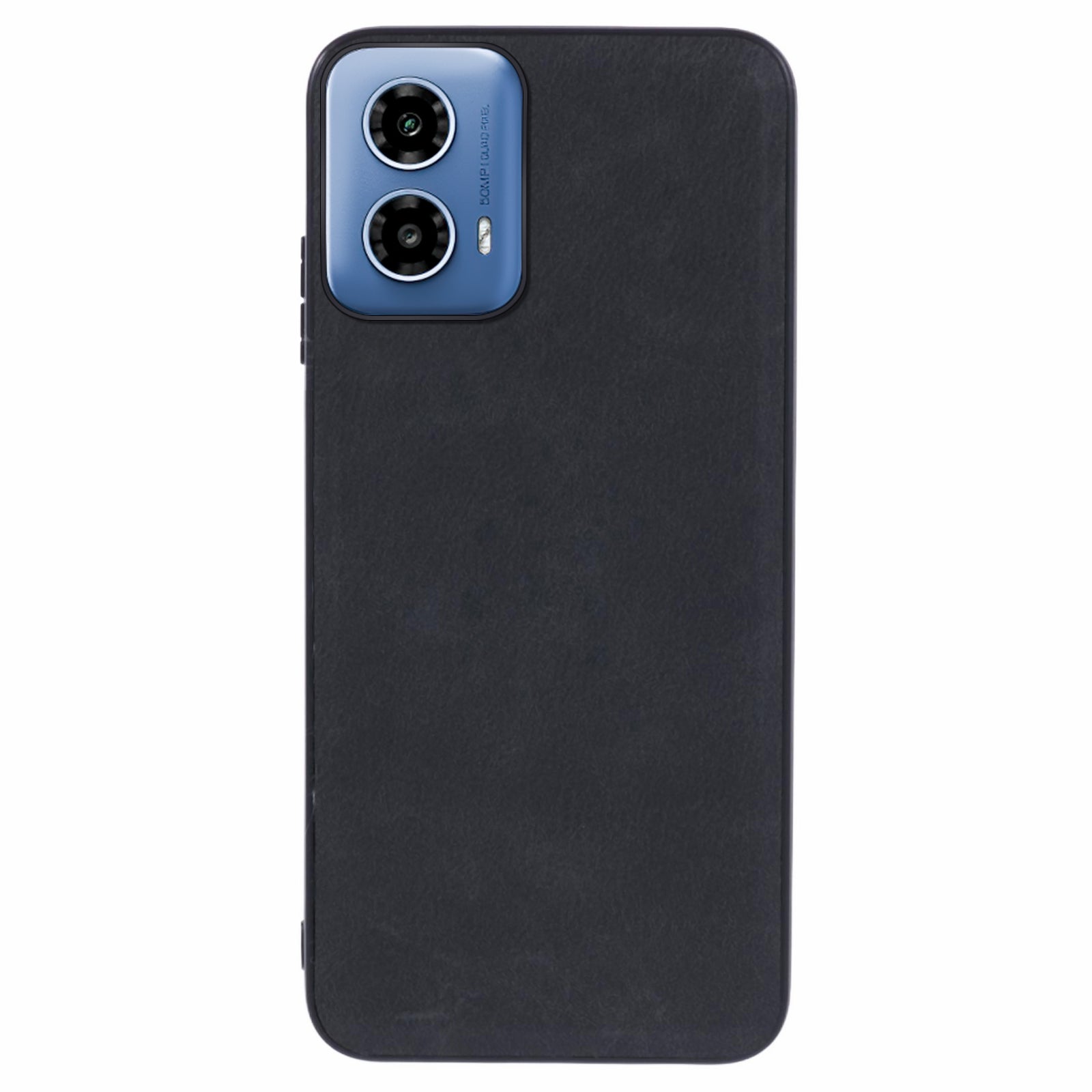 For Motorola Moto G34 5G Case Retro Leather Covered PC+TPU Phone Shell