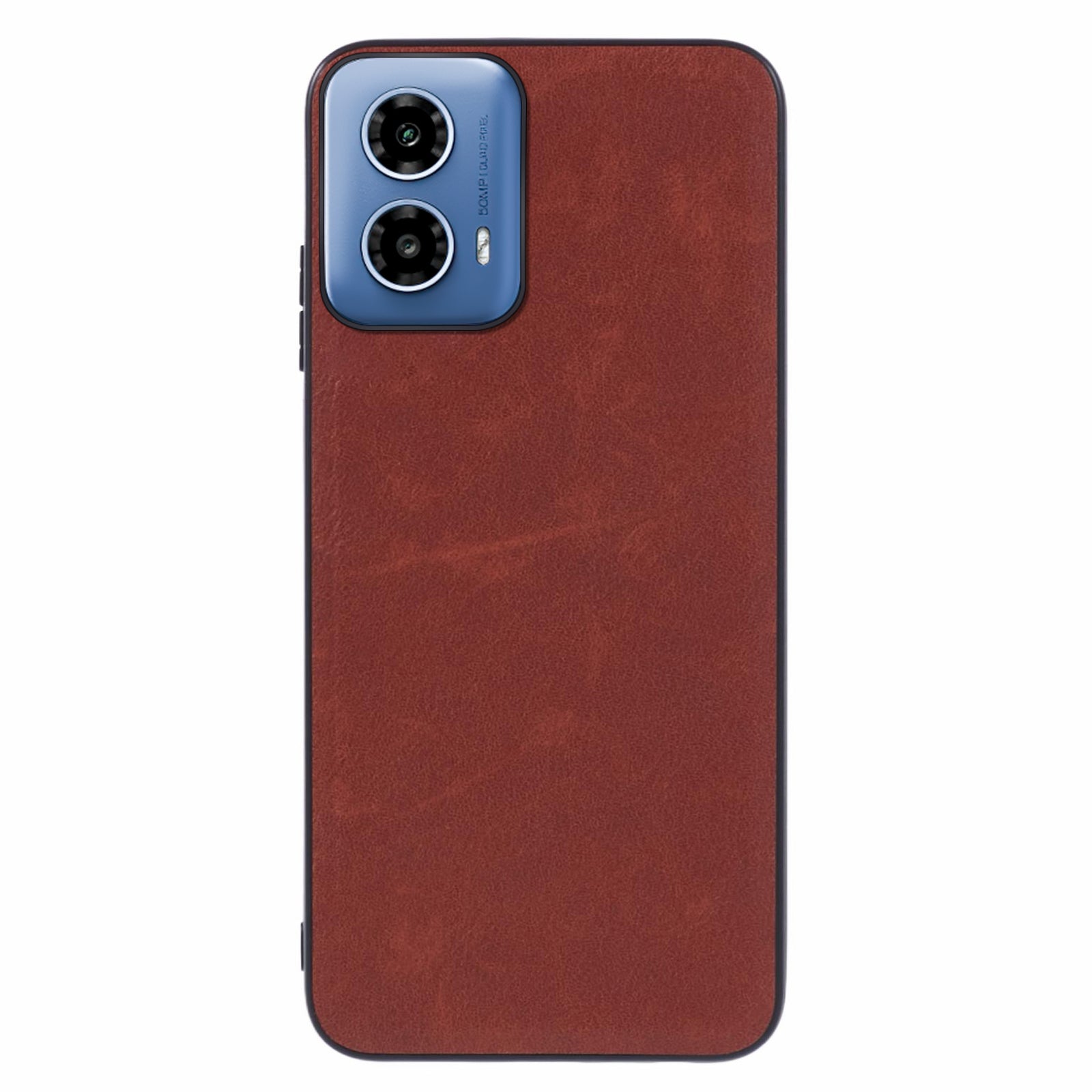 For Motorola Moto G34 5G Case Retro Leather Covered PC+TPU Phone Shell