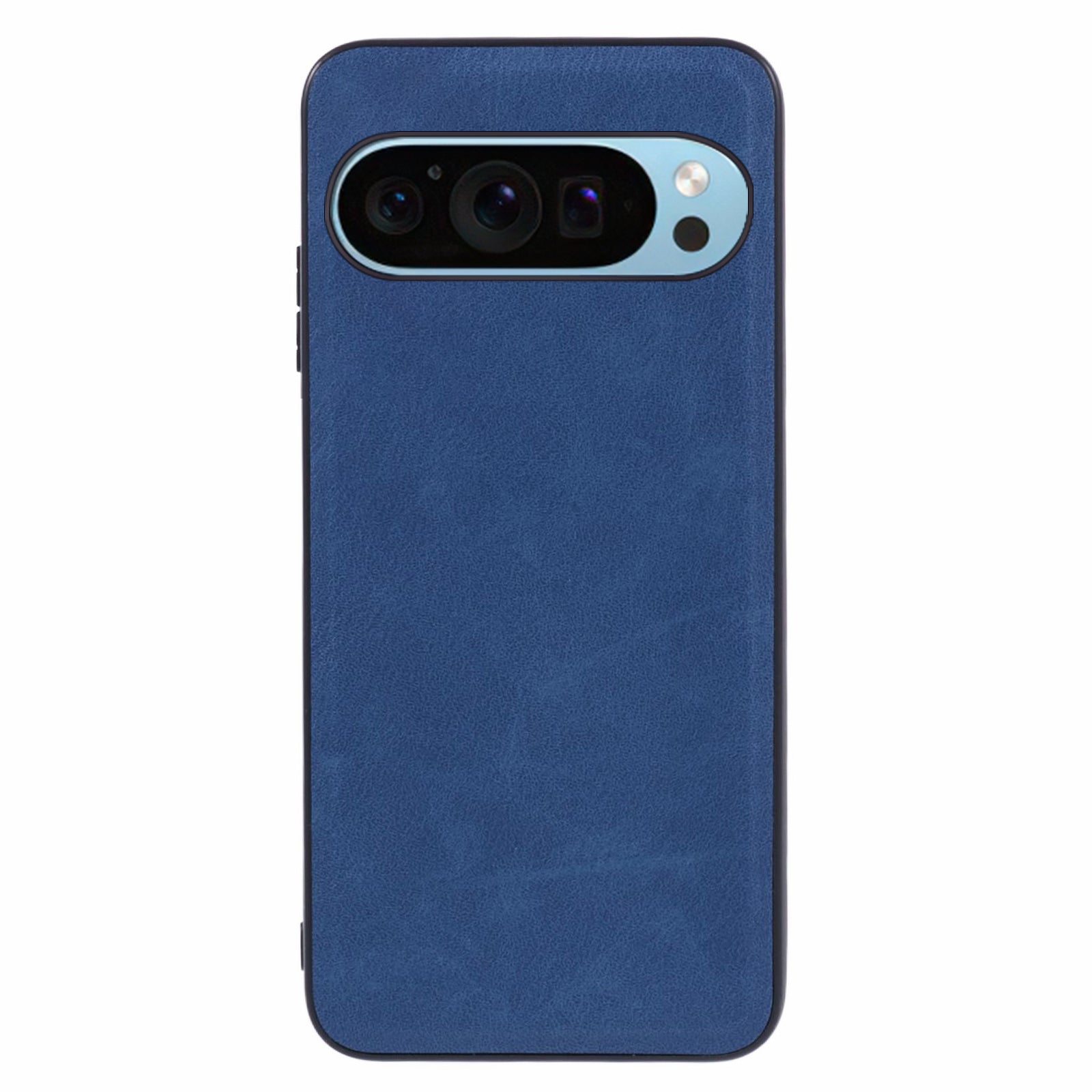 For Google Pixel 9 Pro Case Retro PU Leather Coated PC+TPU Hybrid Phone Cover