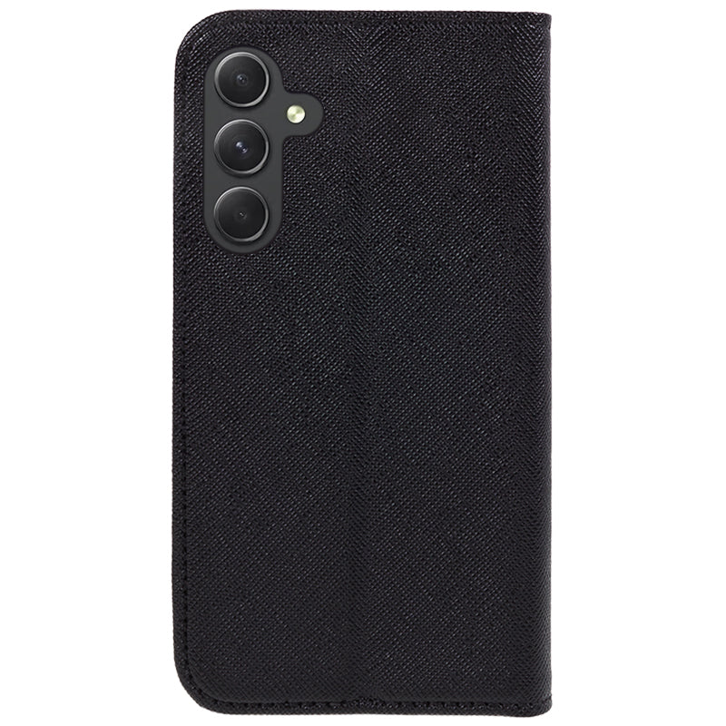 For Samsung Galaxy M55 5G Phone Case Magnetic Closing PU Leather Flip Wallet Stand Cover