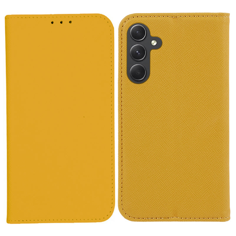 For Samsung Galaxy M55 5G Phone Case Magnetic Closing PU Leather Flip Wallet Stand Cover
