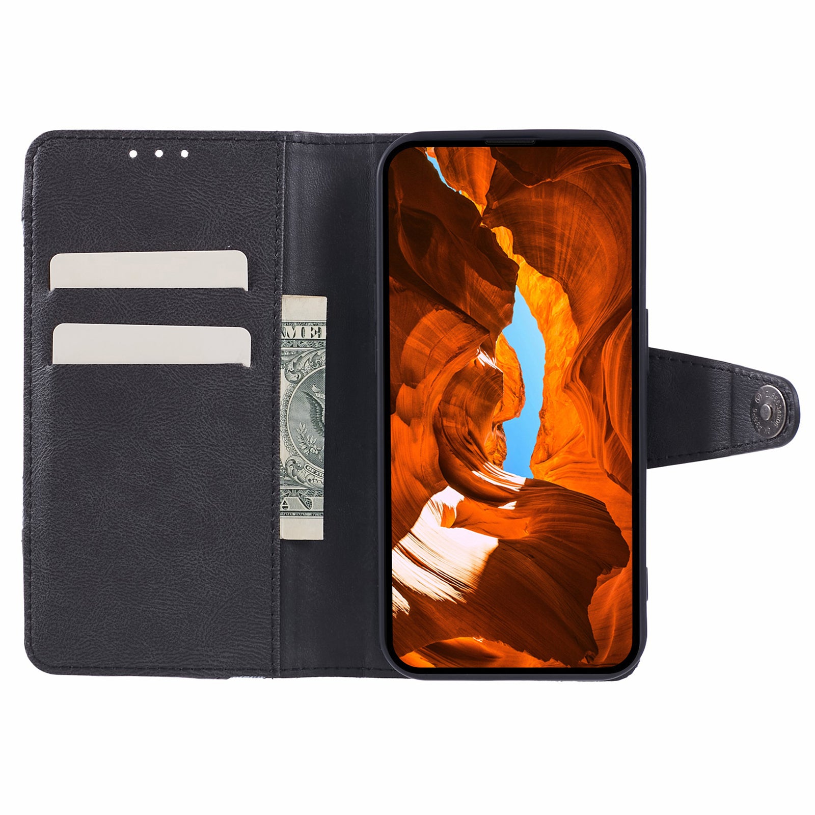 For Google Pixel 9 Pro Wallet Case Crazy Horse Texture Splicing Leather Phone Cover