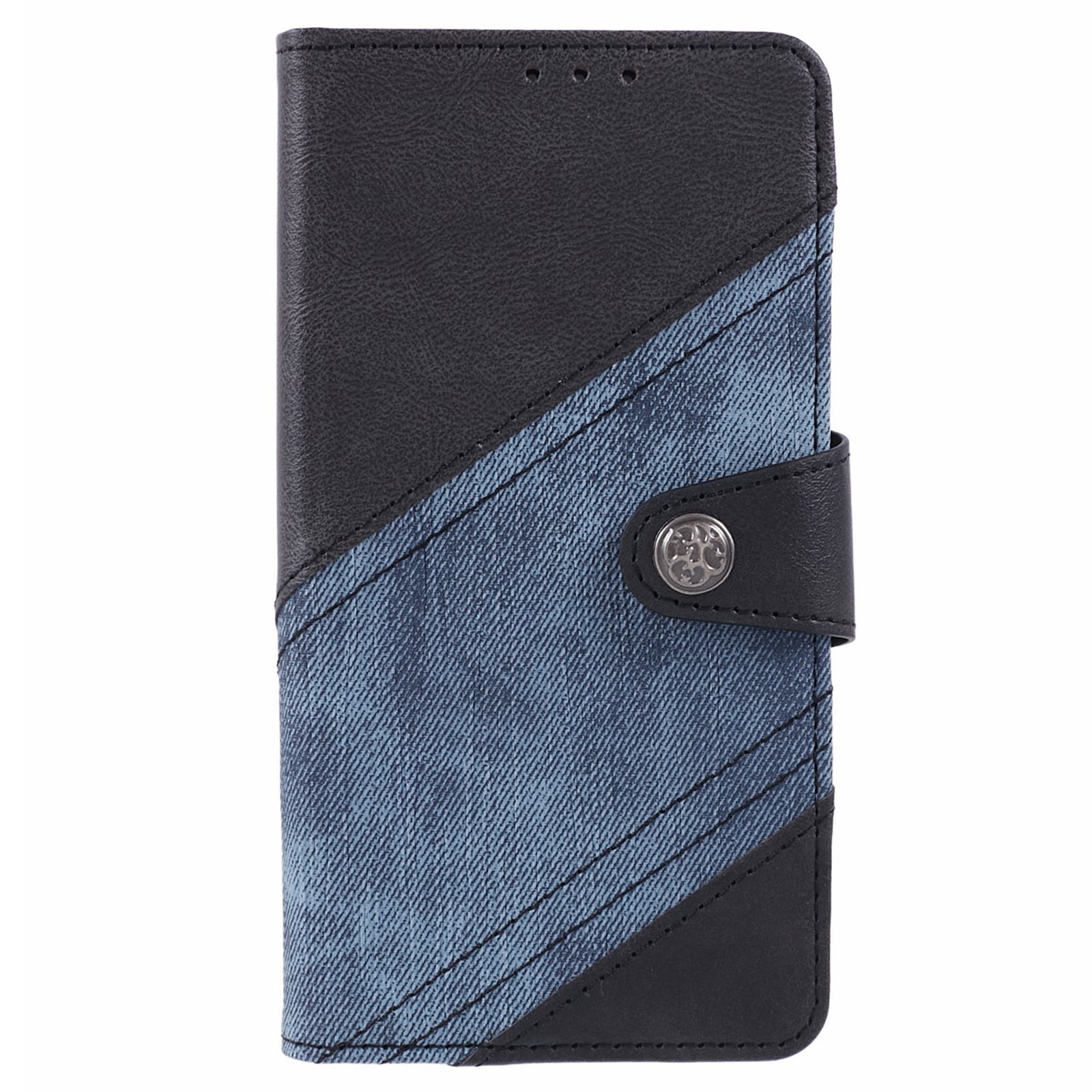 For Google Pixel 9 Pro Wallet Case Crazy Horse Texture Splicing Leather Phone Cover