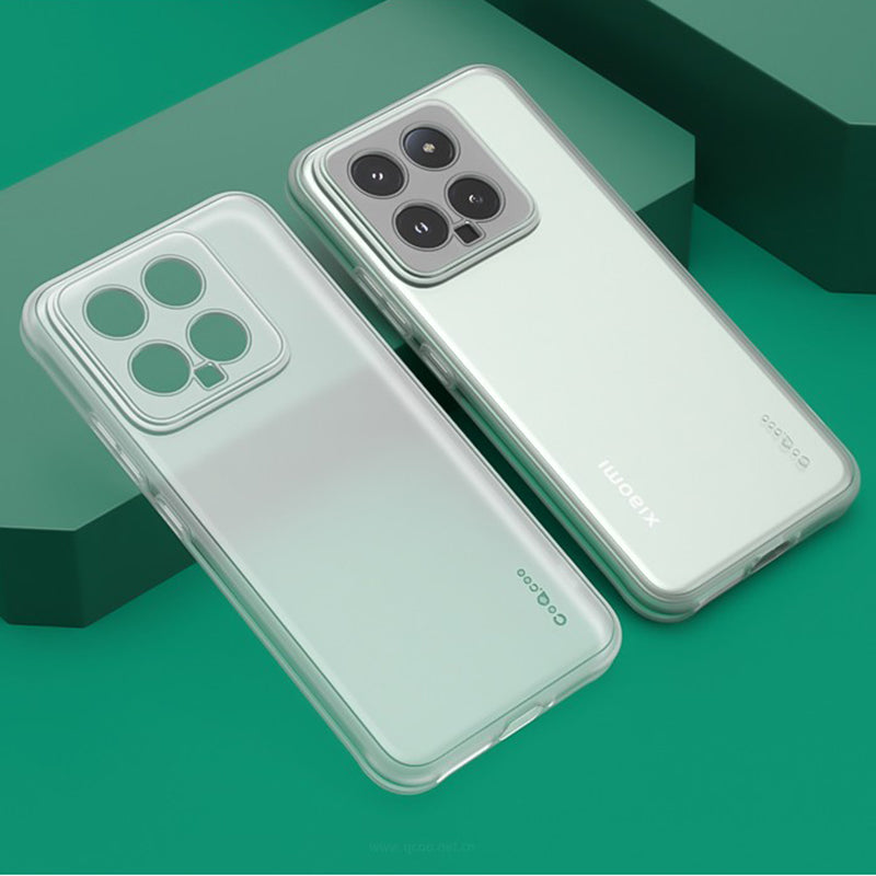 Q.COO For Xiaomi 14 Case Soft TPU Shock-Absorbent Phone Cover