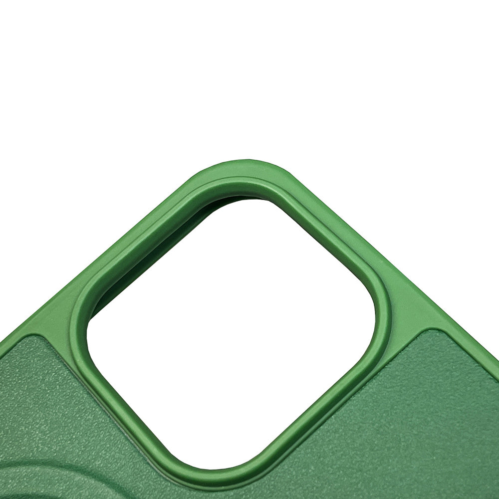 For iPhone 14 Pro Case Compatible with MagSafe PU Leather Coated TPU Shockproof Phone Cover