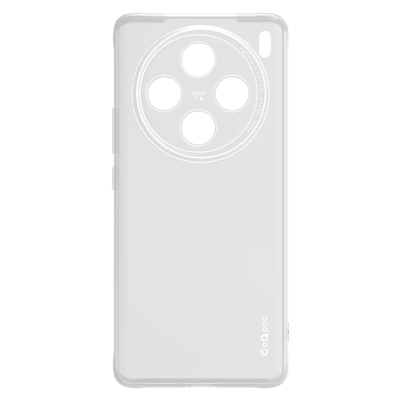 Q.COO For vivo X100 5G Case Drop Protection TPU Protective Back Shell