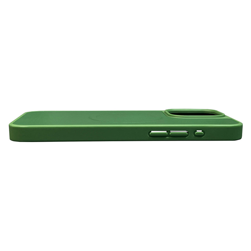 For iPhone 15 Magnetic Case Compatible with MagSafe Leather Coated TPU Phone Cover