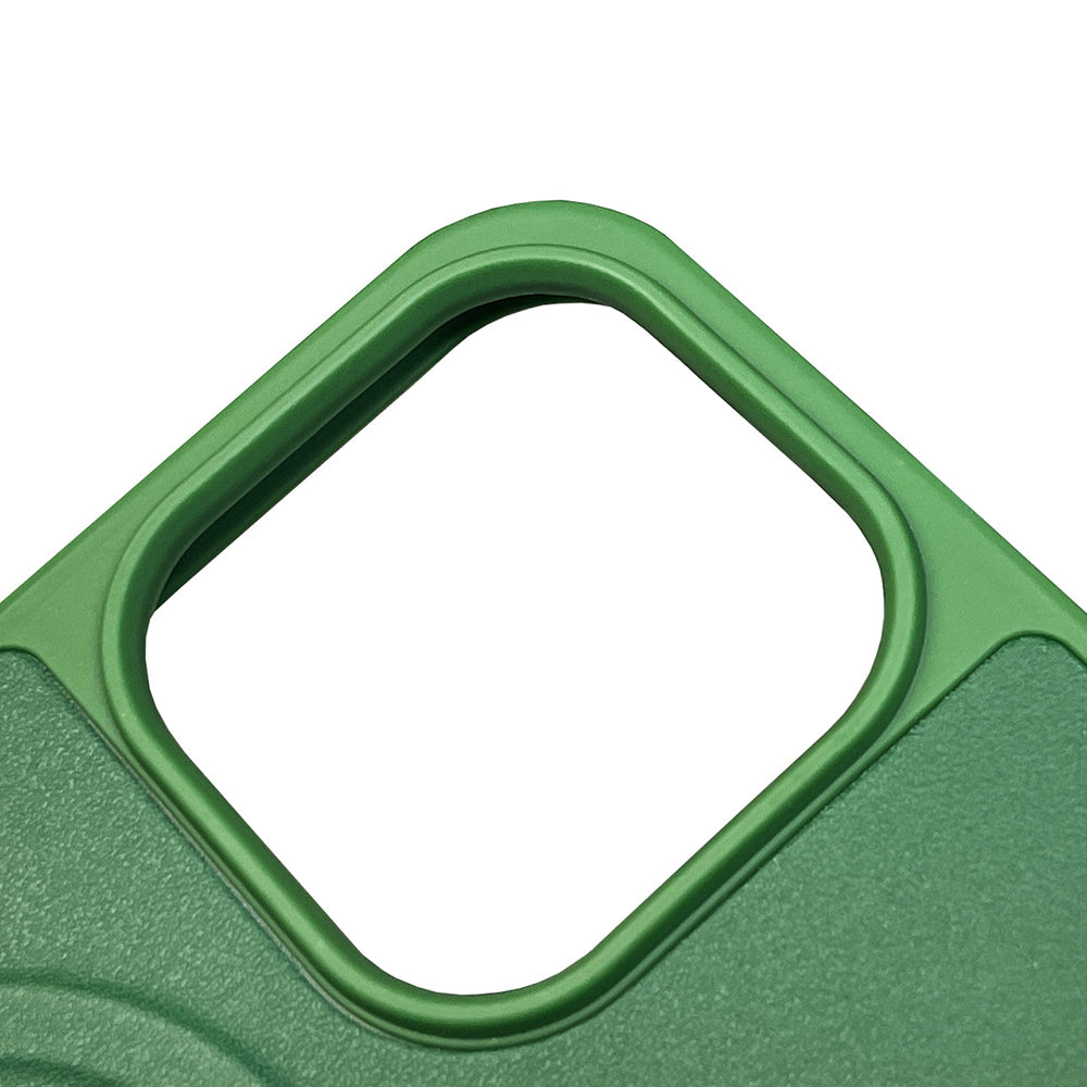 For iPhone 15 Magnetic Case Compatible with MagSafe Leather Coated TPU Phone Cover