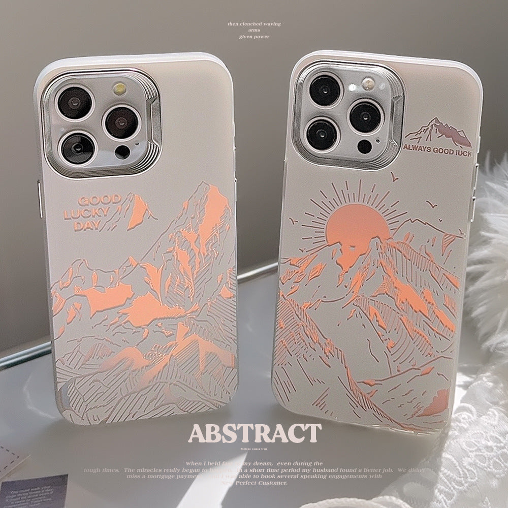 For iPhone 13 Pro Max 6.7 inch Shockproof Case Laser Design Soft TPU Phone Cover