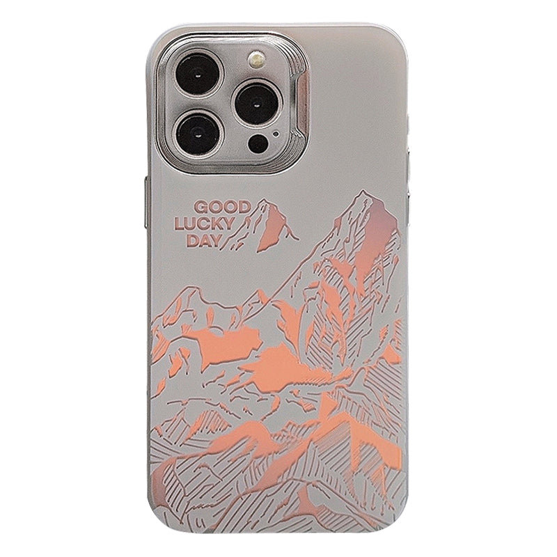 For iPhone 14 Pro Max Case TPU Laser Effect Drop Protection Back Cover