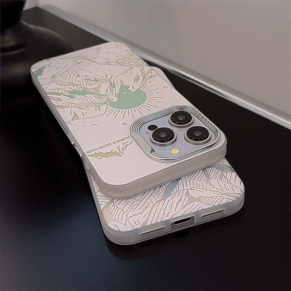 For iPhone 14 Pro Max Case TPU Laser Effect Drop Protection Back Cover