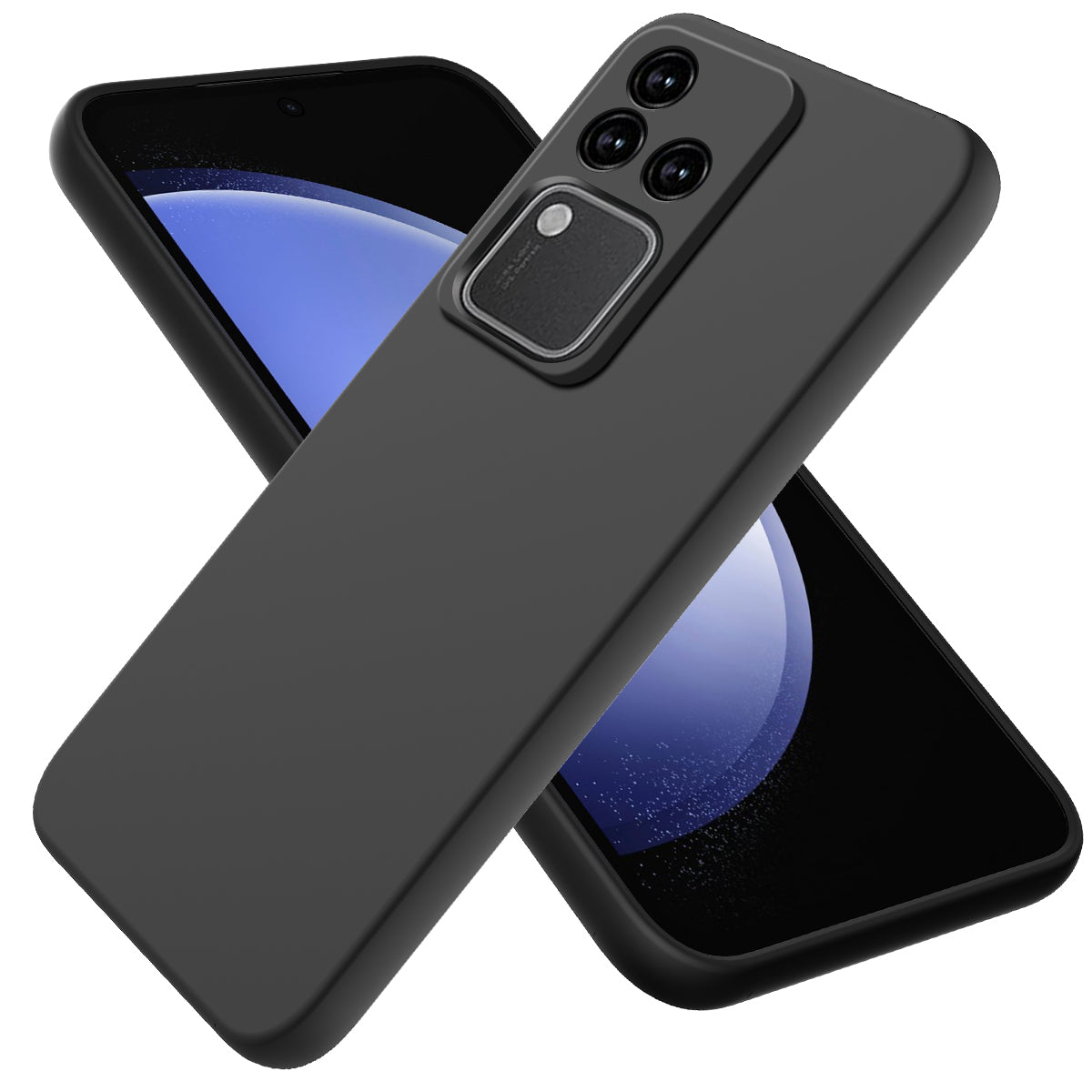 For vivo S18 5G / S18 Pro 5G / V30 5G / V30 Pro 5G Cover Liquid Soft Silicone Shockproof Phone Case with Strap