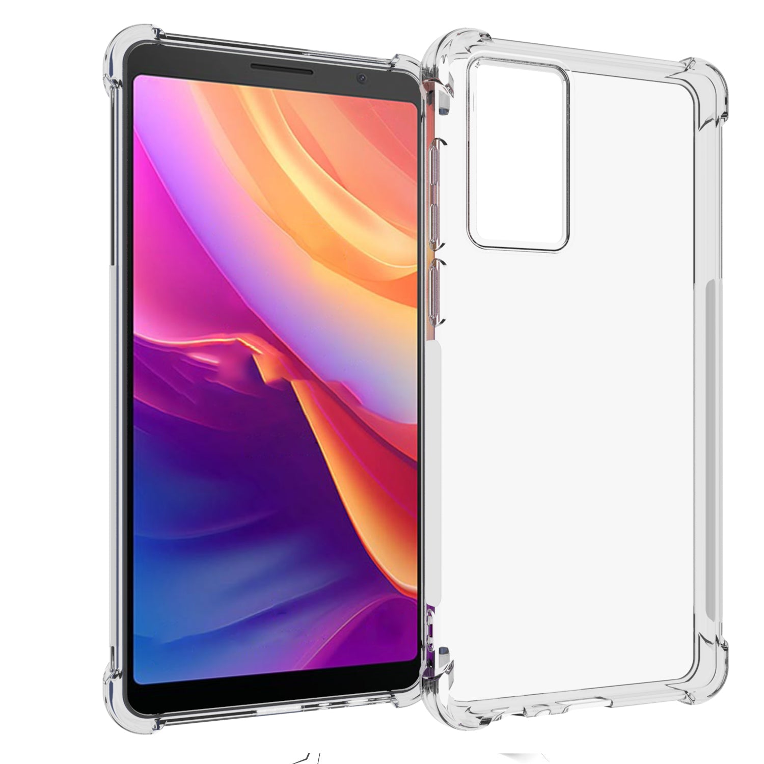 For TCL 501 TPU Case Transparent Drop-proof Protective Phone Cover
