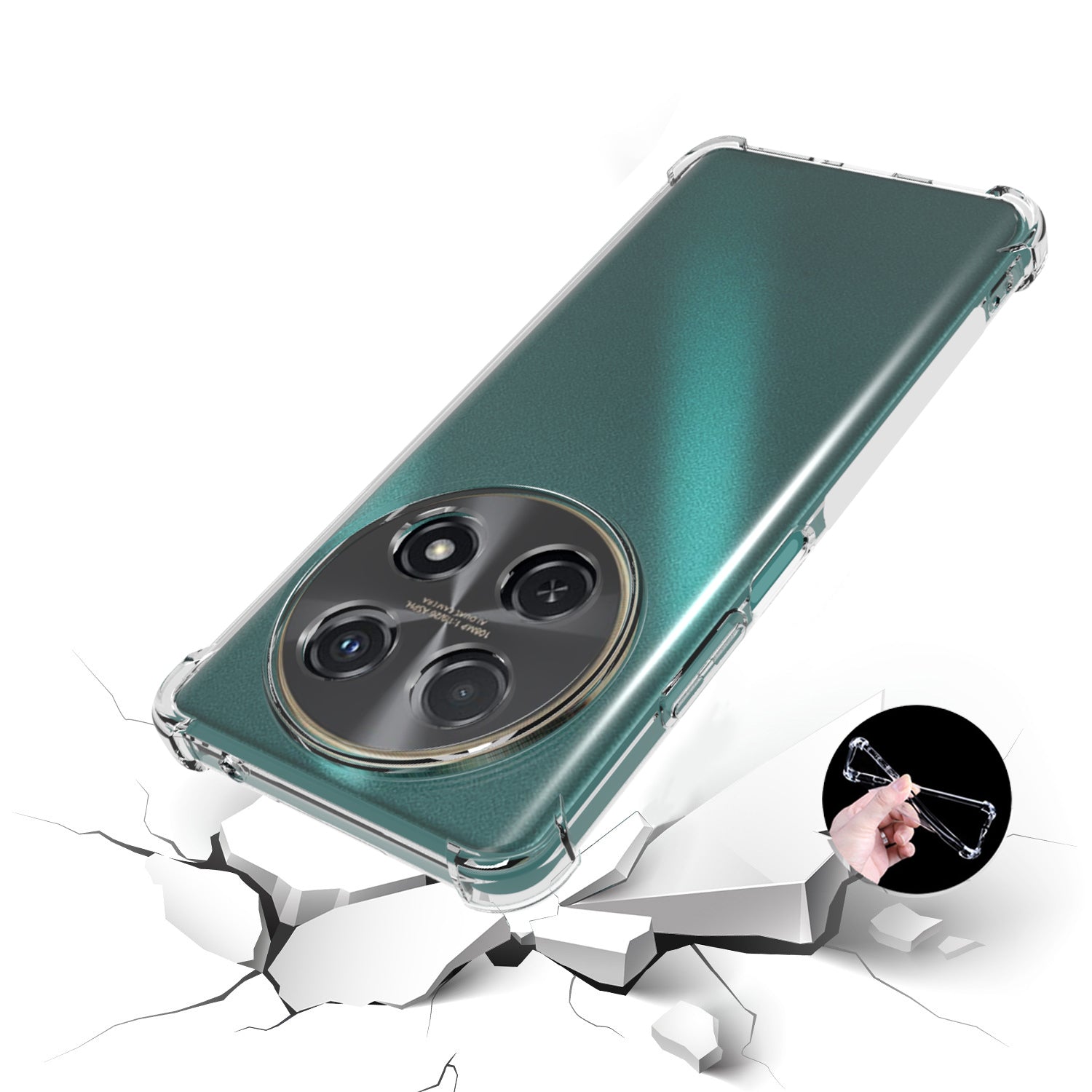 For Huawei nova 12i 4G Case Four Corner Airbag Shockproof TPU Phone Cover