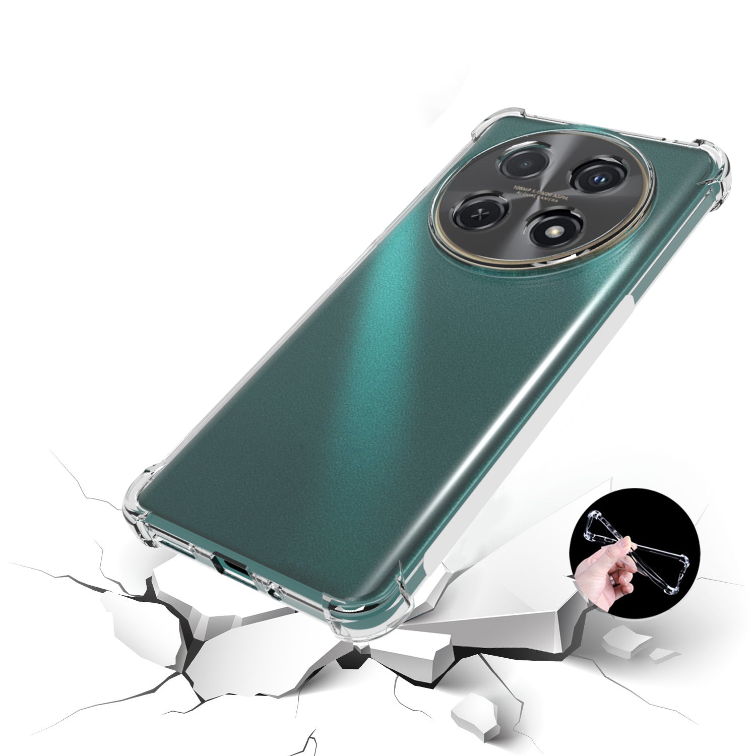 For Huawei nova 12i 4G Case Four Corner Airbag Shockproof TPU Phone Cover