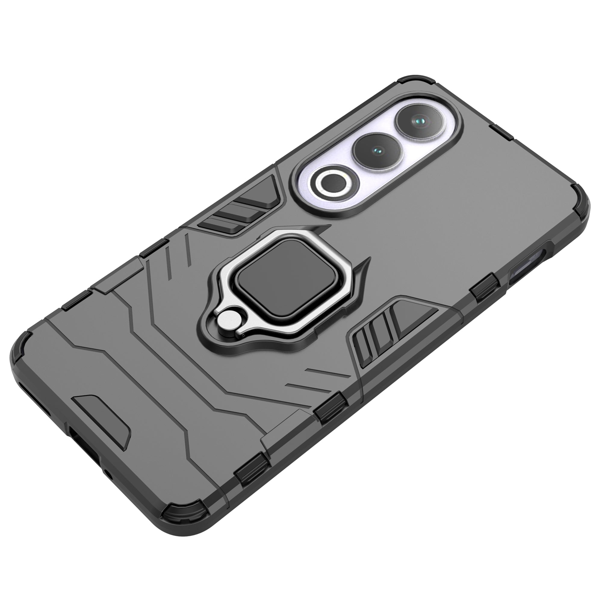 For OnePlus Nord CE4 5G / Ace 3V 5G Case PC+TPU Bump Proof Shell with Ring Kickstand