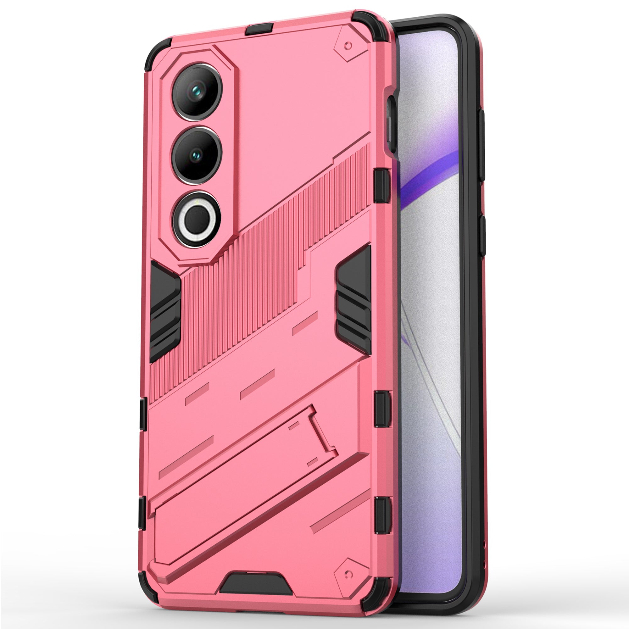 For OnePlus Ace 3V 5G PC+TPU Case Folding Kickstand Hybrid Phone Cover