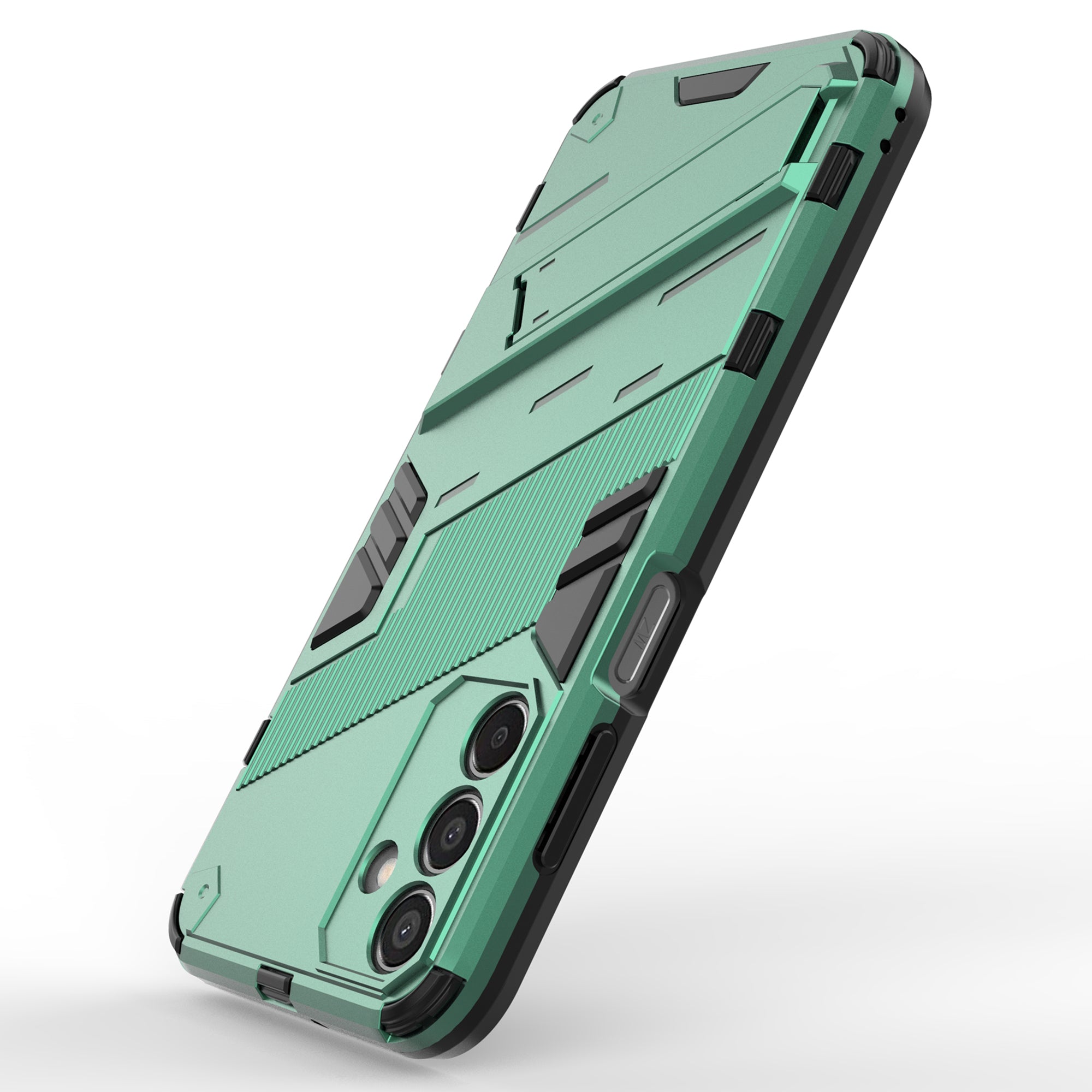 For Samsung Galaxy M15 5G Case PC+TPU Drop-proof Phone Cover with Folding Kickstand