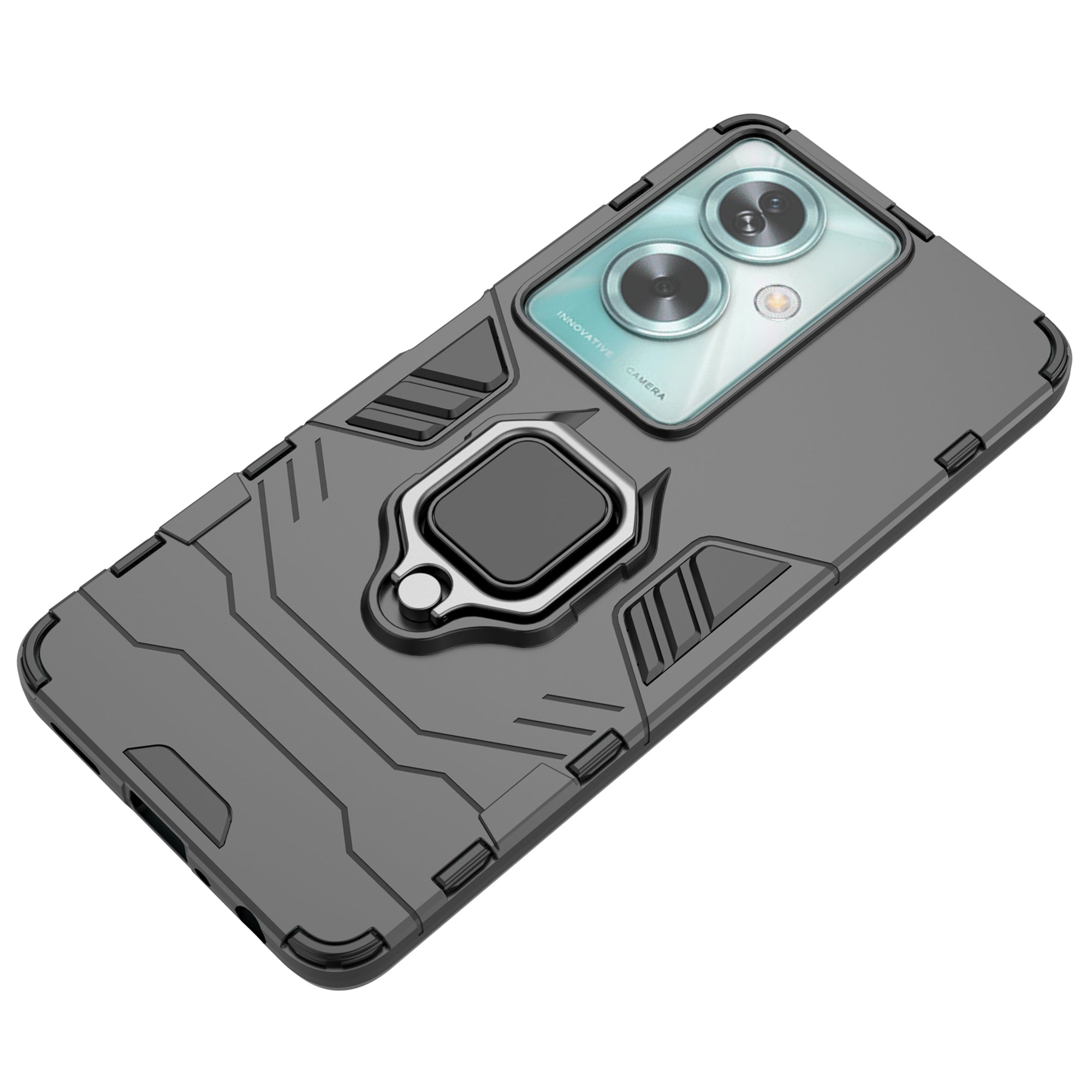 For Oppo A79 5G / A2 5G Cell Phone Case PC+TPU Drop-resistant Kickstand Shell