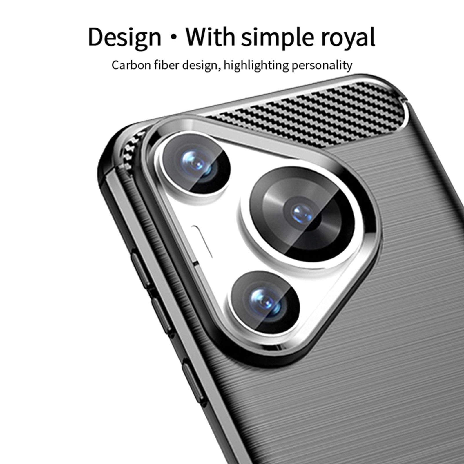MOFI JK TPU Series-1 For Huawei Pura 70 Pro / Pura 70 Pro+ Case Brushed Soft TPU Drop-proof Phone Cover