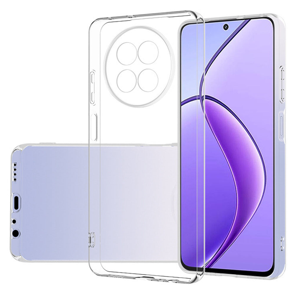 For Realme 12 Cell Phone Case Clear TPU Cover with Precise Lens Cutout