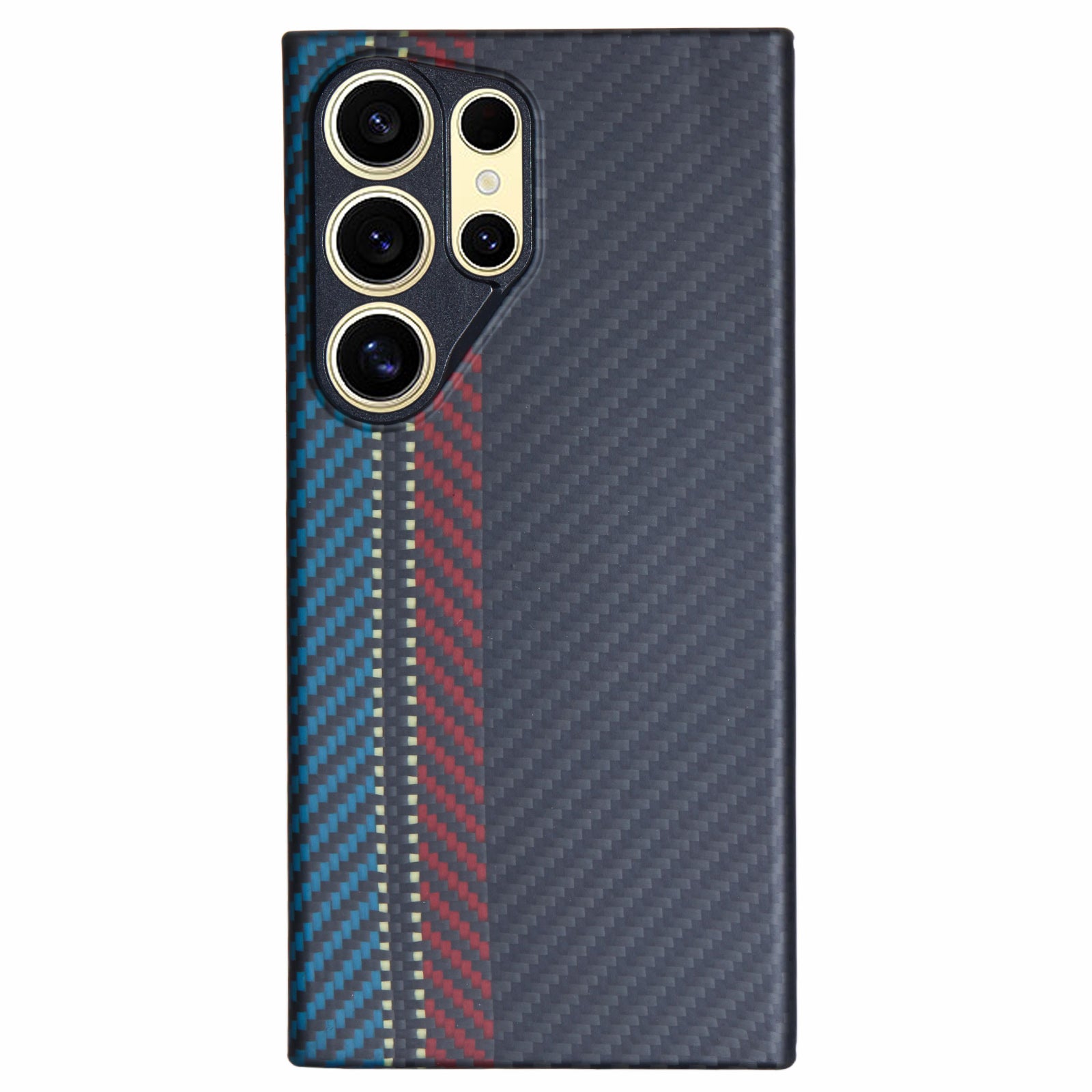 For Samsung Galaxy S24 Ultra Case Compatible with MagSafe Aramid Fiber Weave Pattern Phone Cover