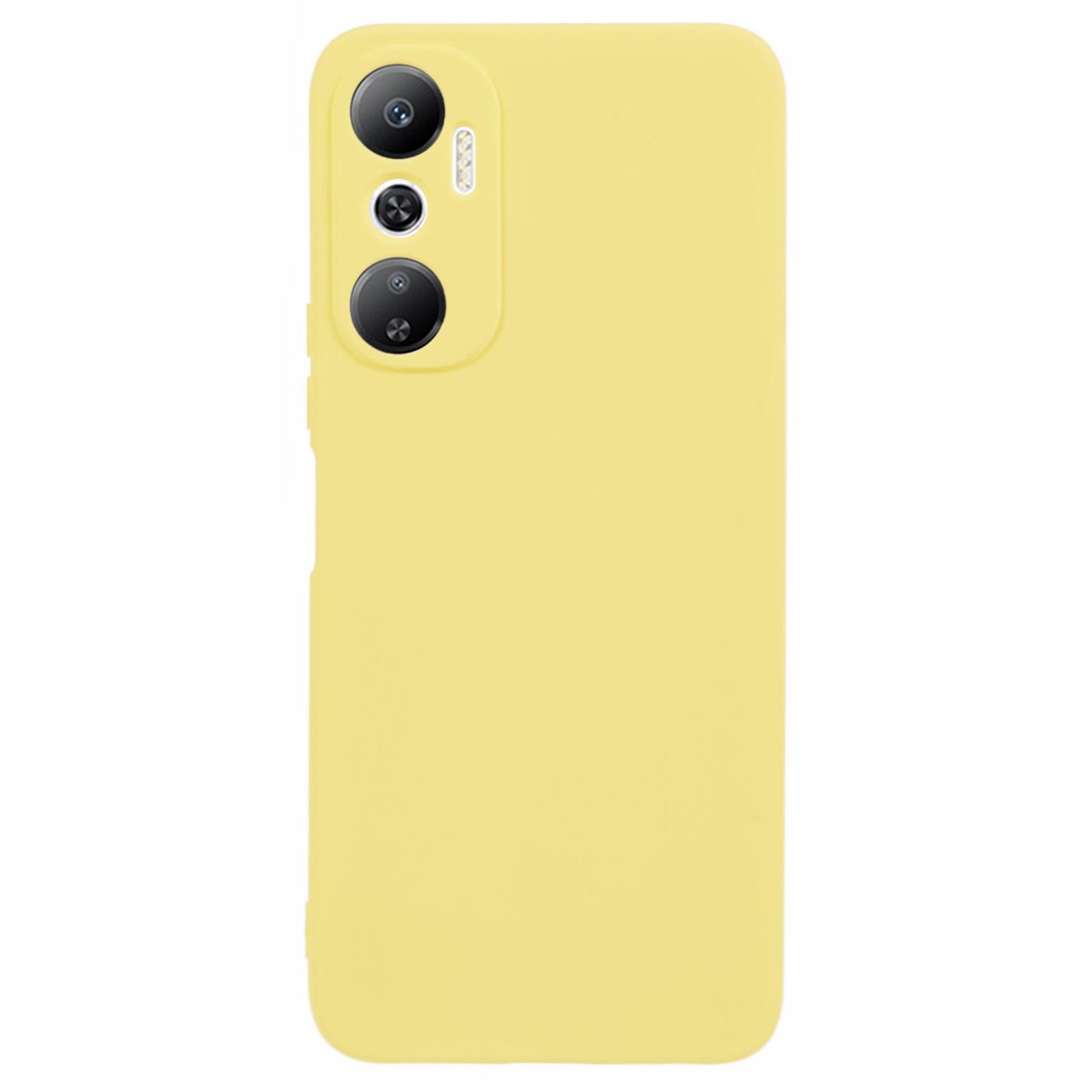 For Transsion Infinix Hot 20 4G TPU Case 2.0mm Arc Edge Anti-scratch Phone Cover